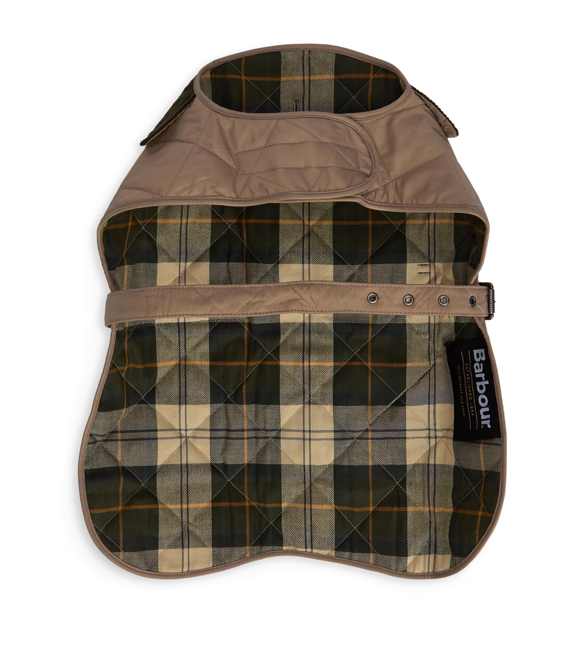Quilted Dog Coat (Medium) SAND Image 3