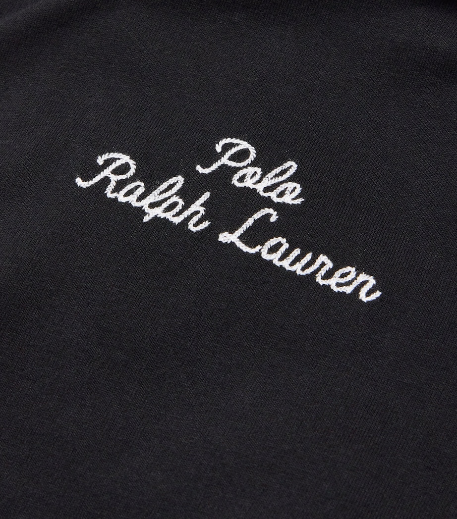 Polo Ralph Lauren Black Cotton Cursive Logo T-Shirt | Harrods US