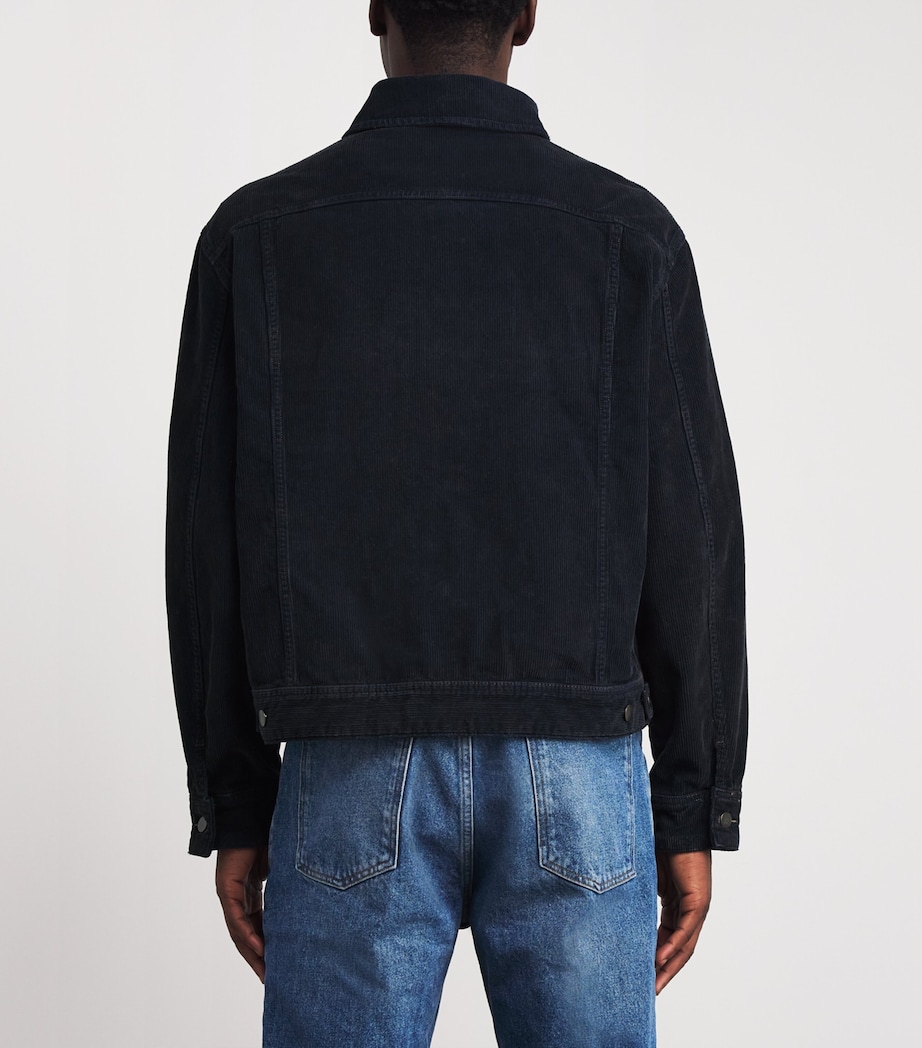 x Aaron Levine Cotton Corduroy Derby Jacket FADED BLUE Image 4