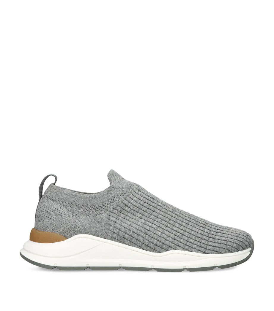 Knitted Slip-On Sneakers GREY Image 1