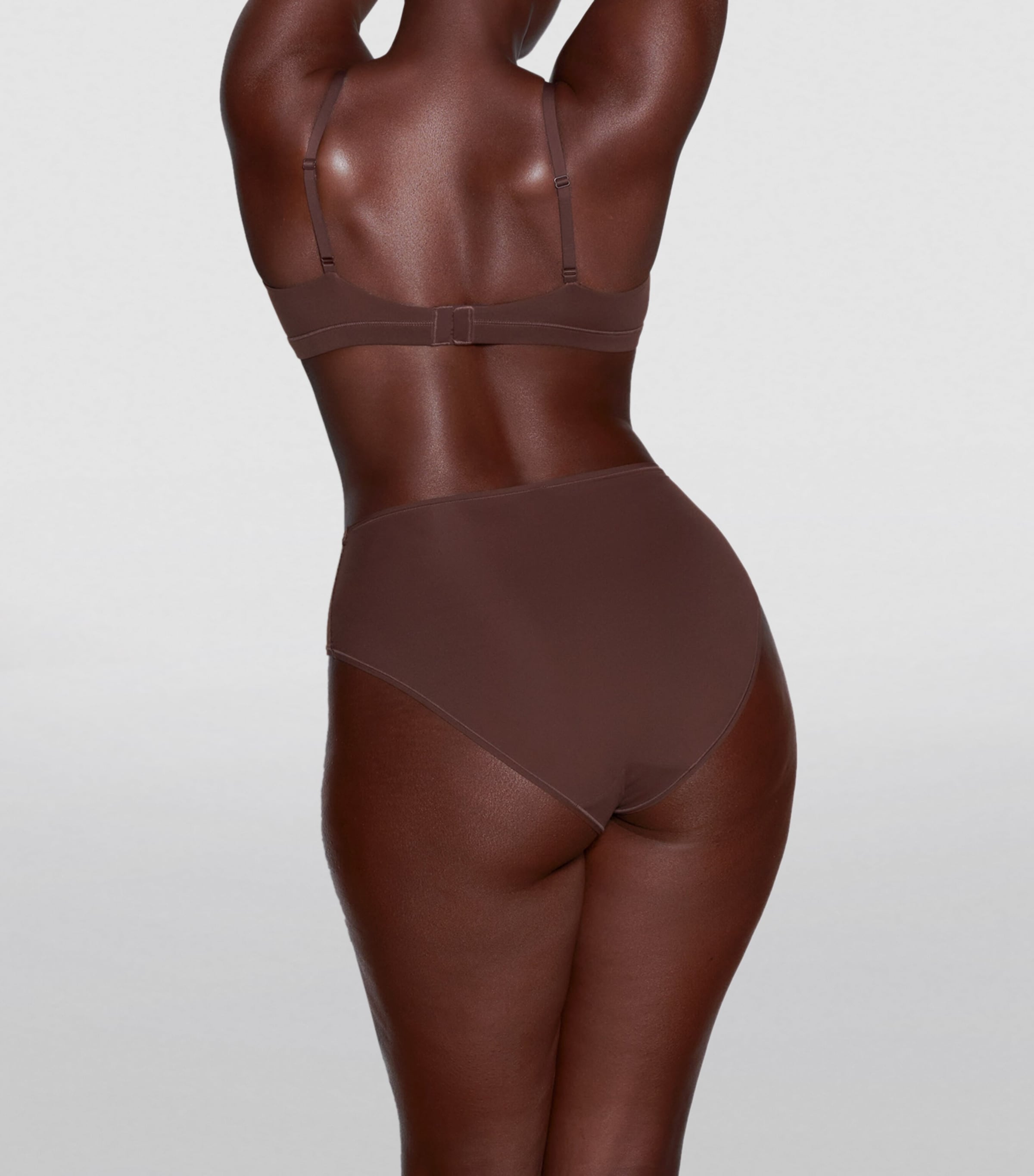 Fits Everybody Triangle Bralette COCOA Image 3