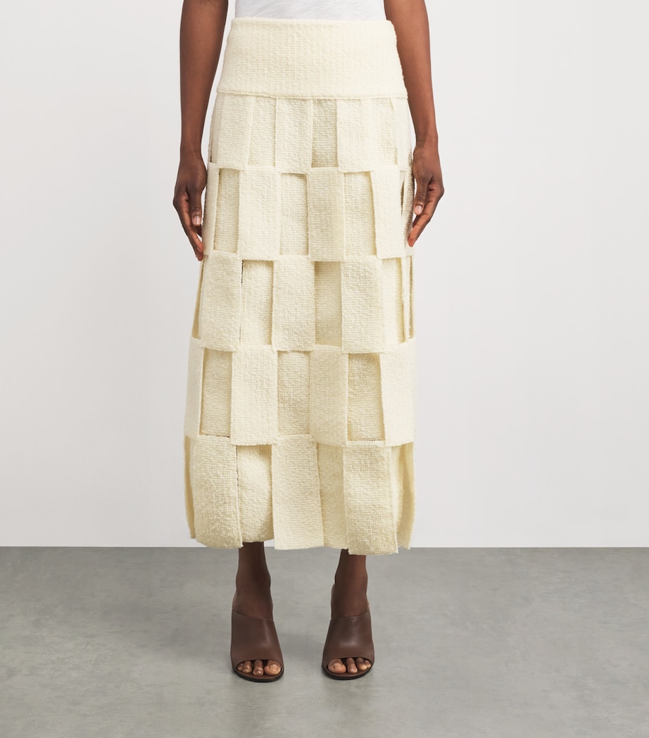 Rectangle Maxi Skirt ECRU Image 3