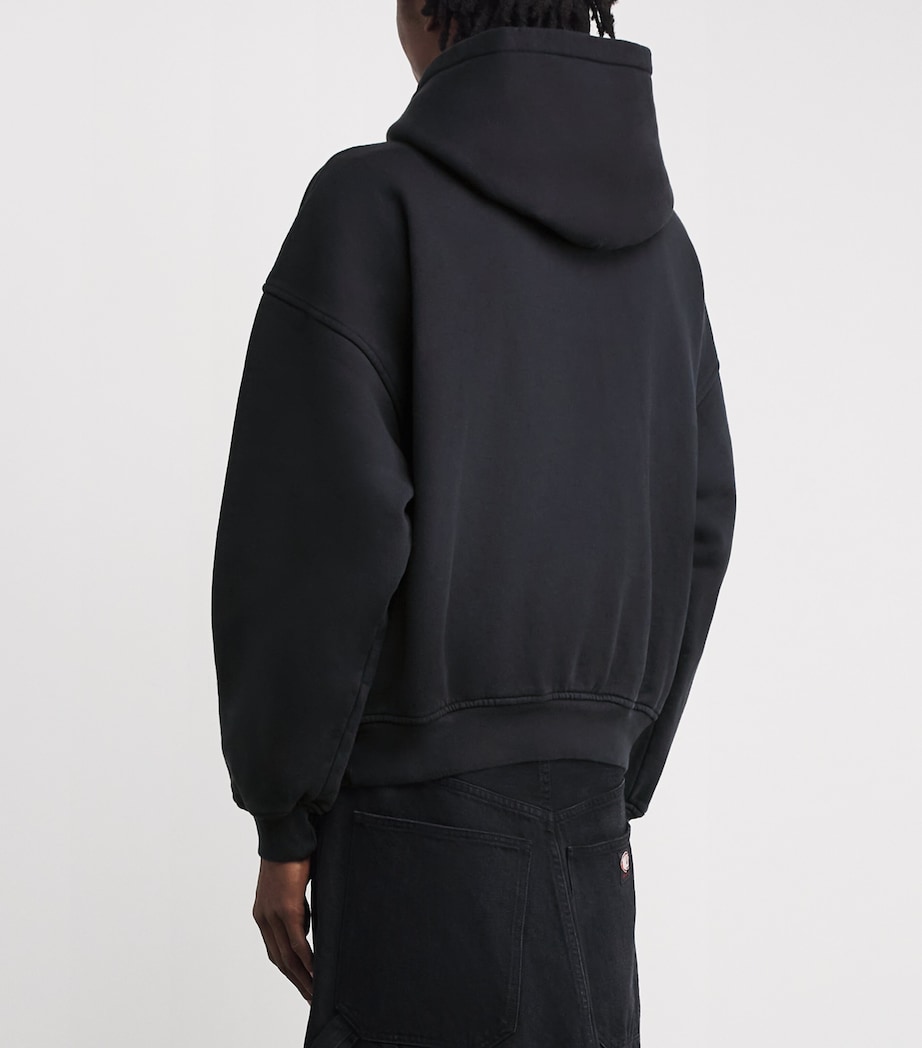 Cotton Rhude International Racing Hoodie VINTAGE BLACK/ 0027 Image 4