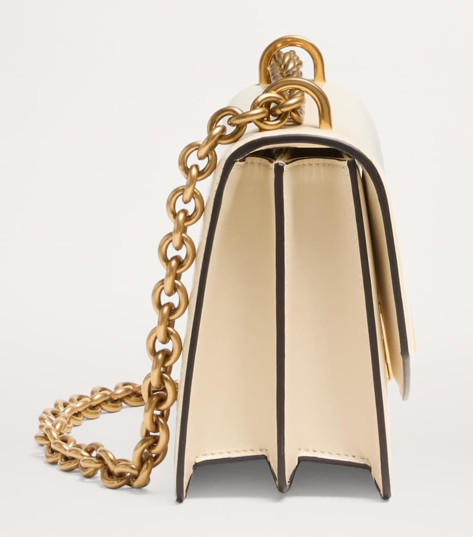 Small Leather Vain Shoulder Bag REN Image 5