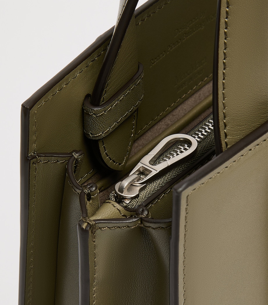 Max Mara Micro Whitney Top-Handle Bag Olive Green Image 5