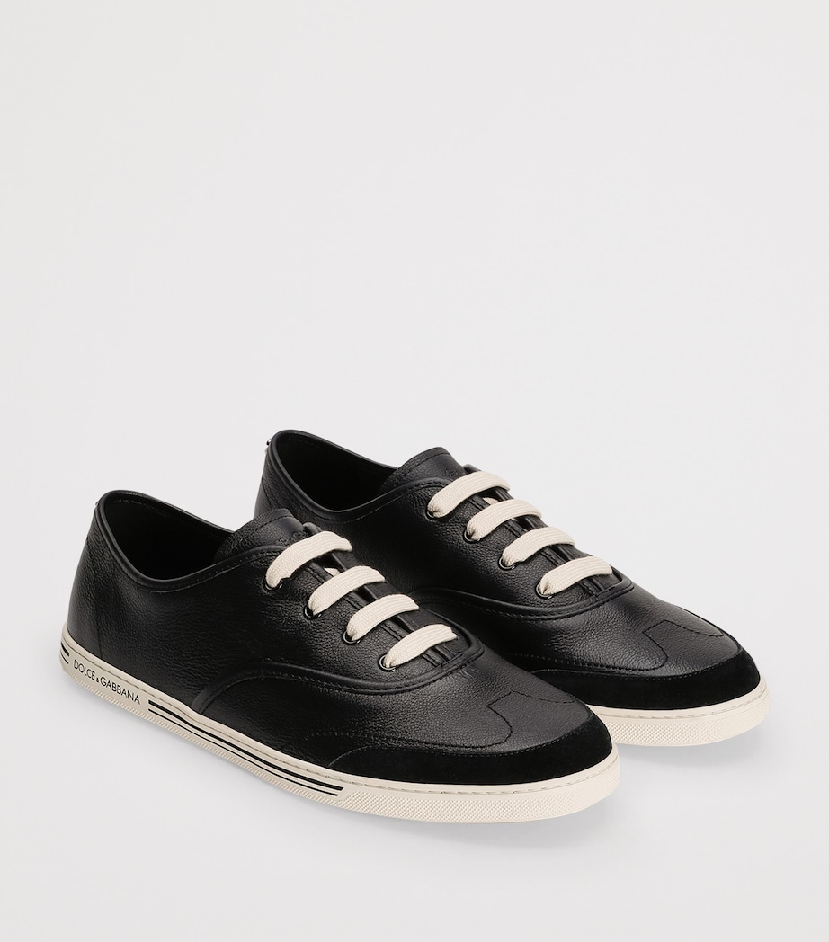 Leather Saint Tropez Sneakers 8B956 BLACK/BLA Image 2