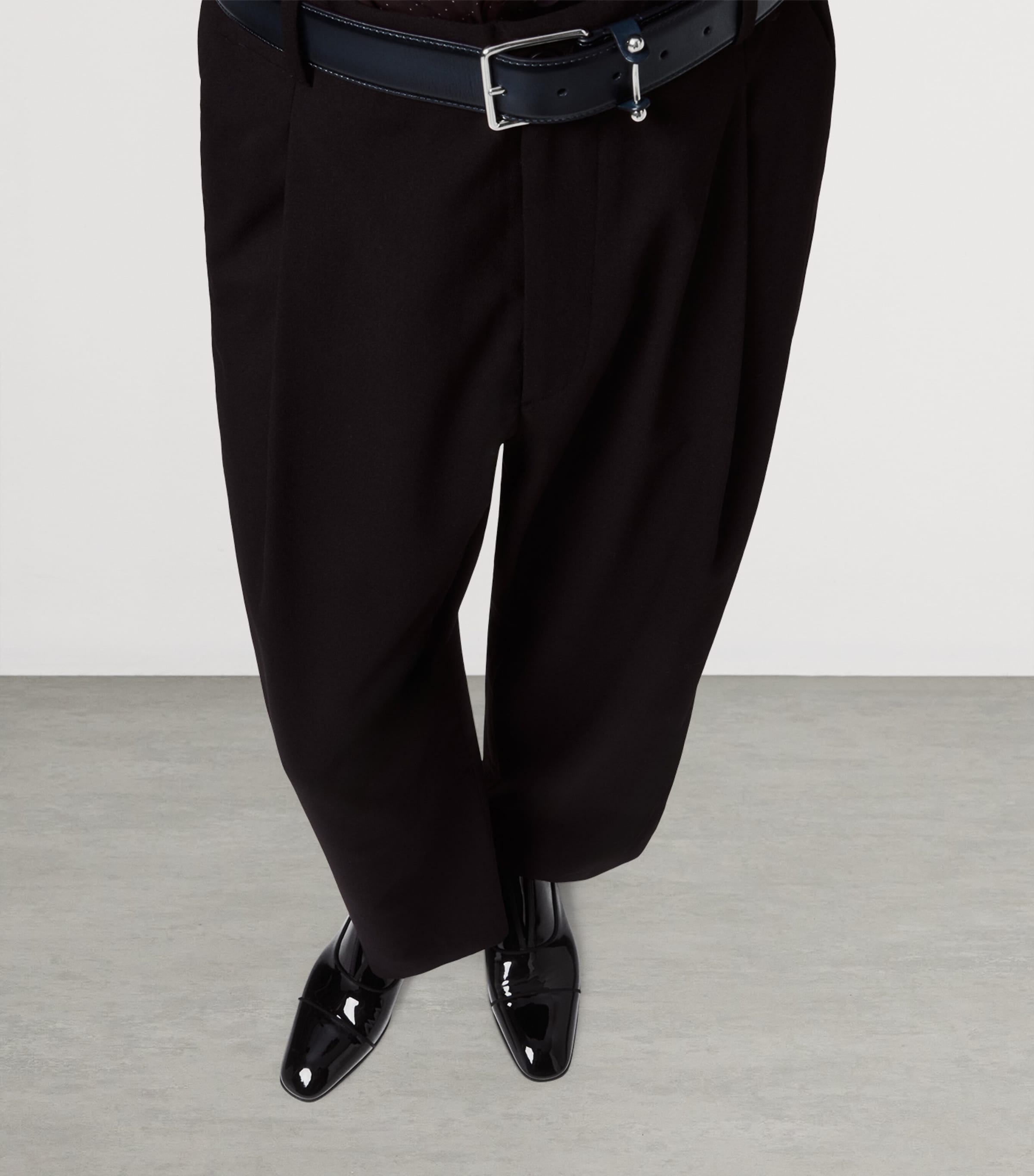 Alphamale Rocks Patent Leather Oxford Shoes BK01 Image 2