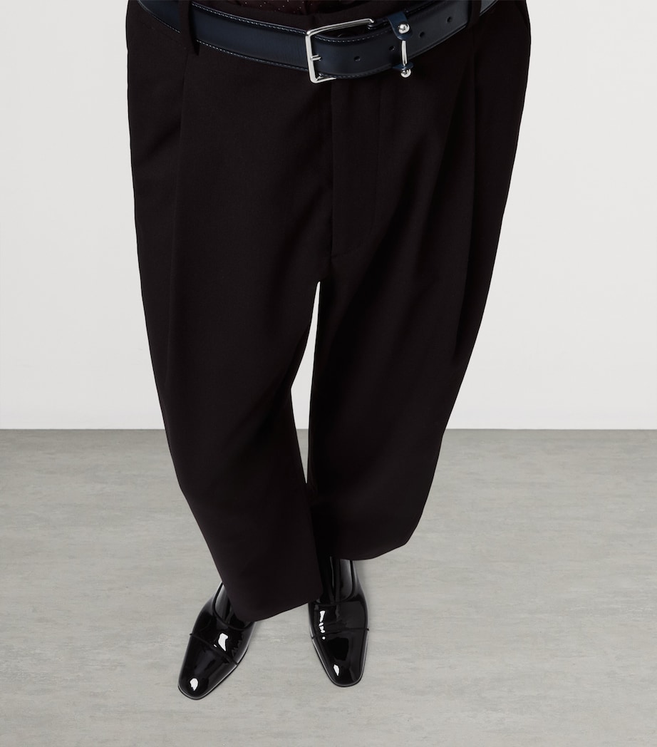 Alphamale Rocks Patent Leather Oxford Shoes BK01 Image 2