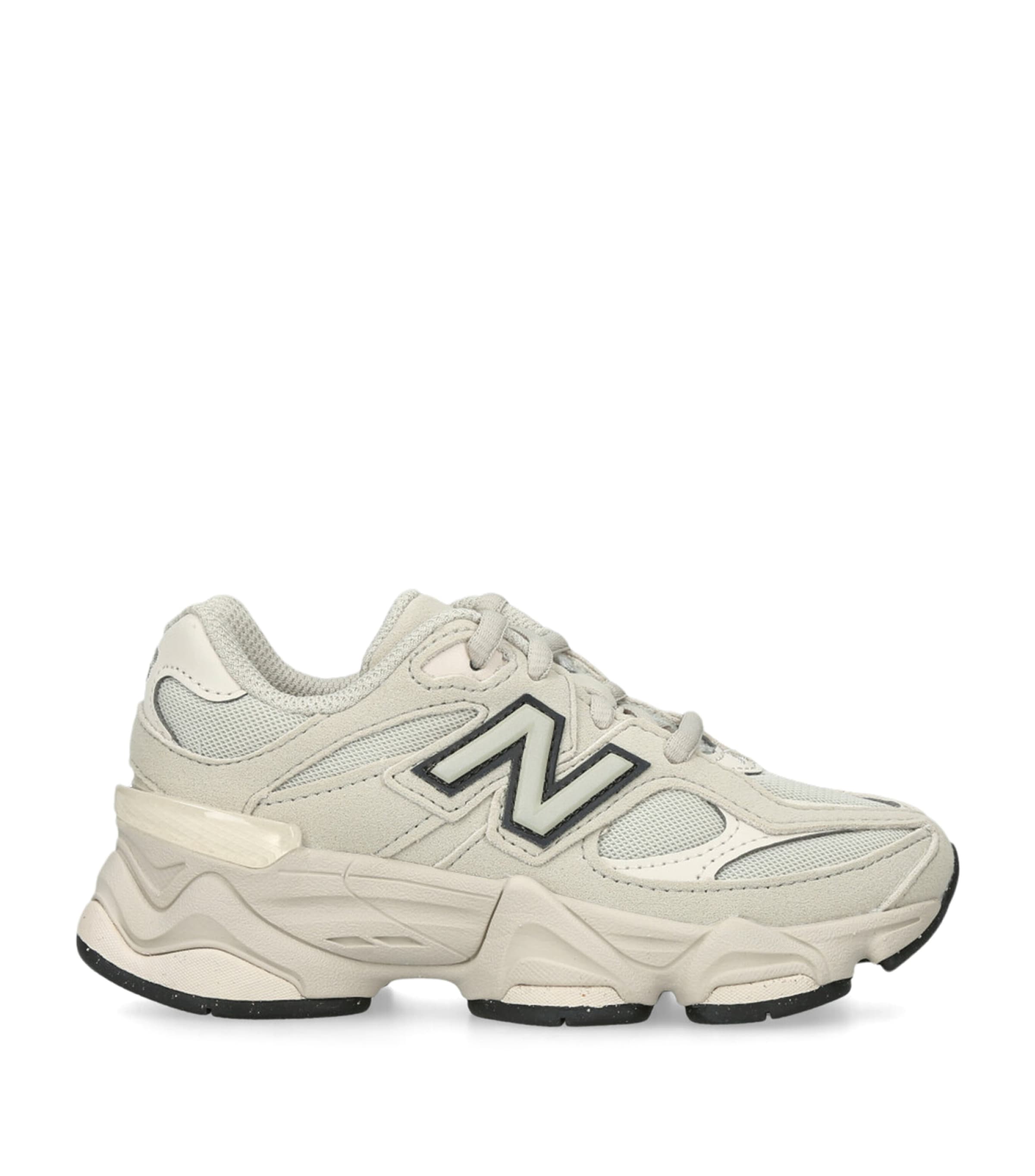New Balance Kids Leather 9060 Sneakers White Image 1