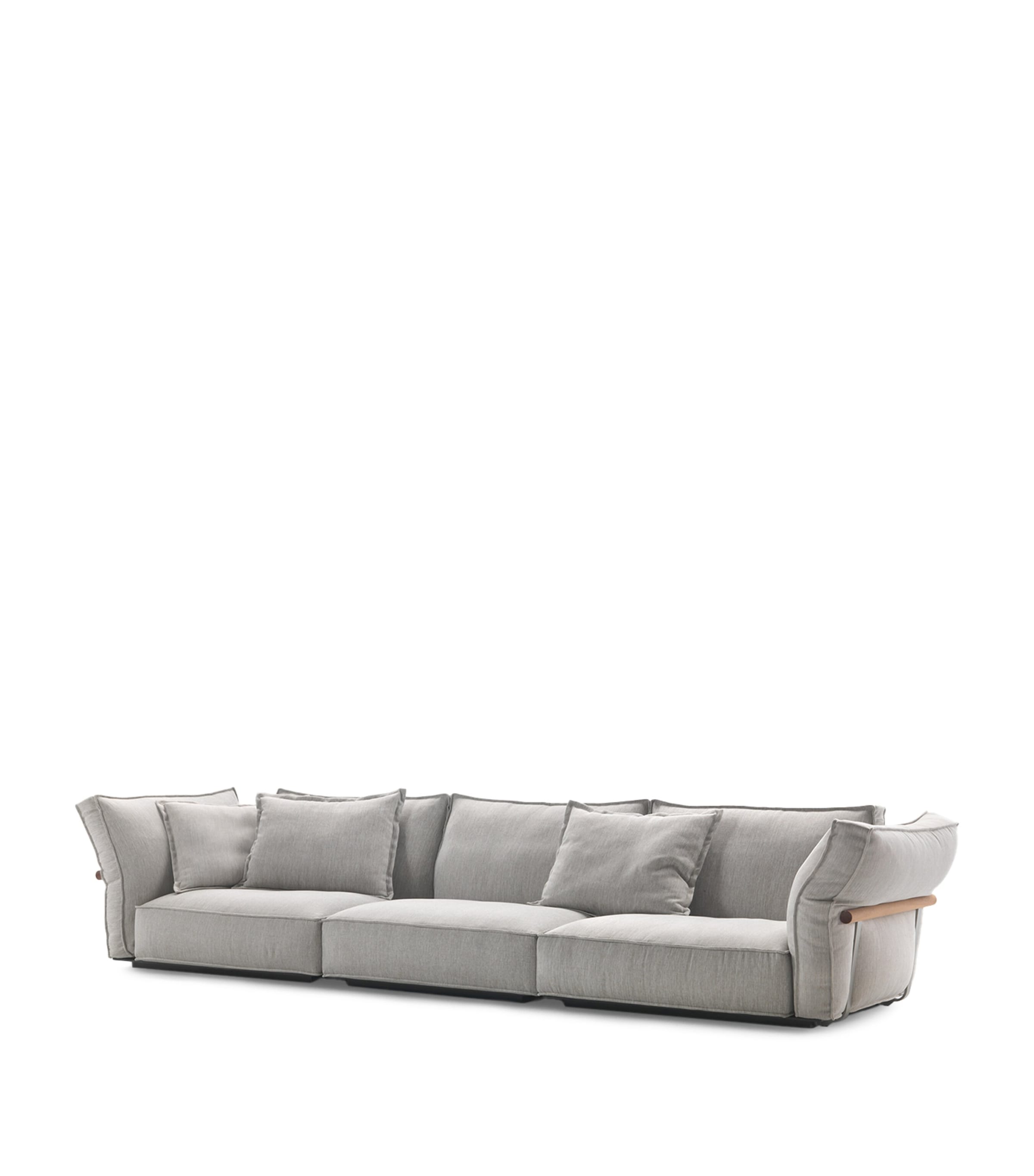 Camelot Modular Outdoor 3-Seater Sofa GREY Image 2