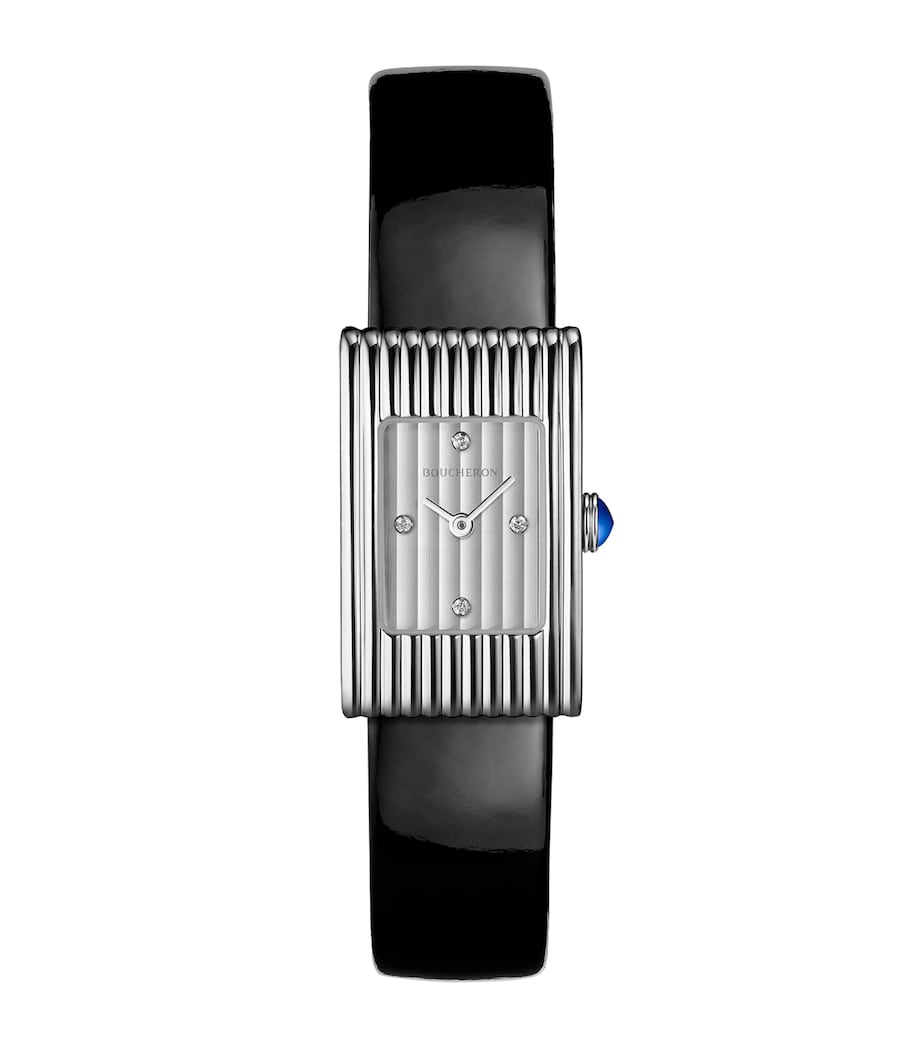 Stainless Steel and Diamond Reflet Watch 29.5mm NO COLOUR Image 1