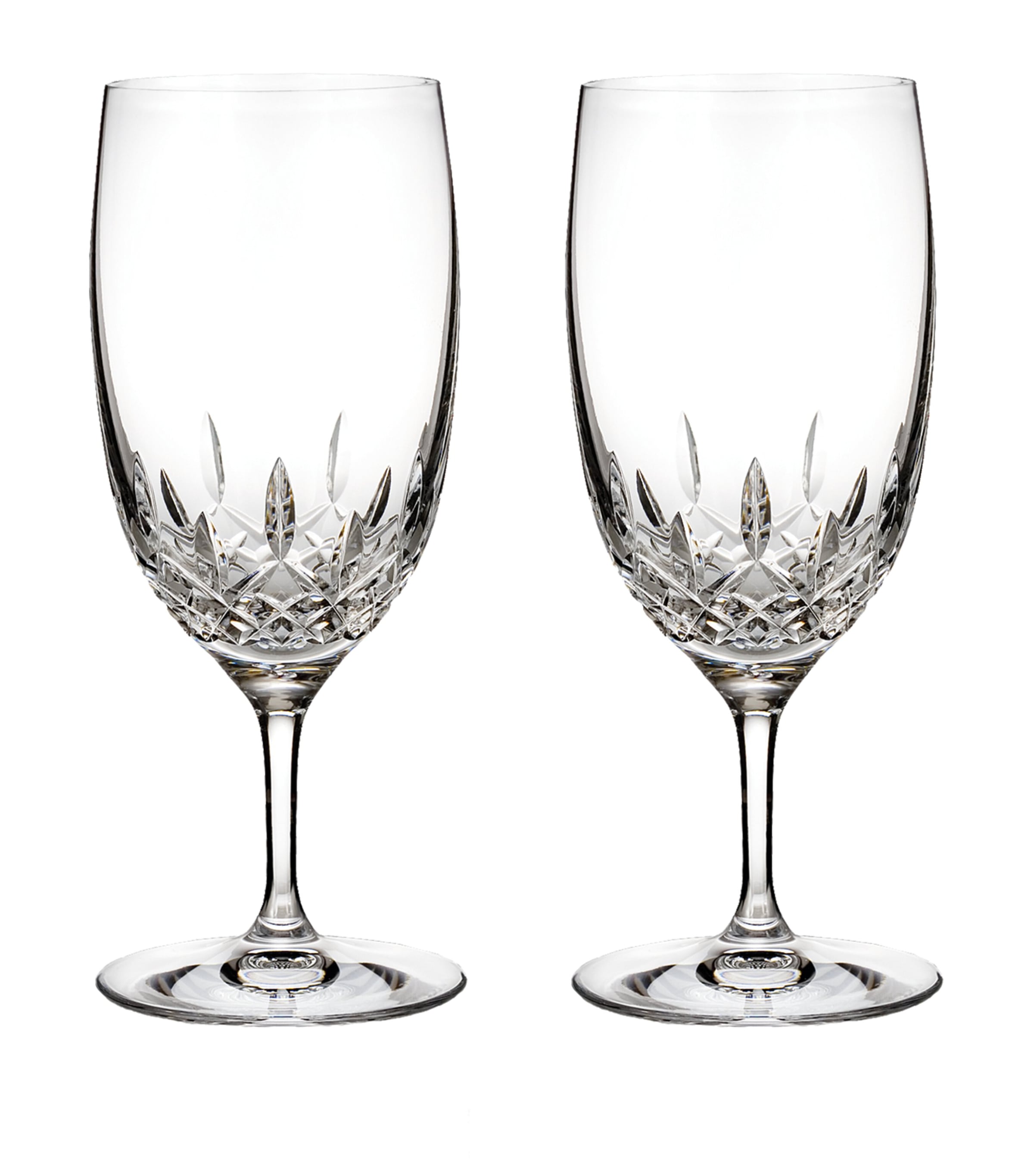 Waterford Lismore Essence Set Of 2 Lead Crystal Water Glasses