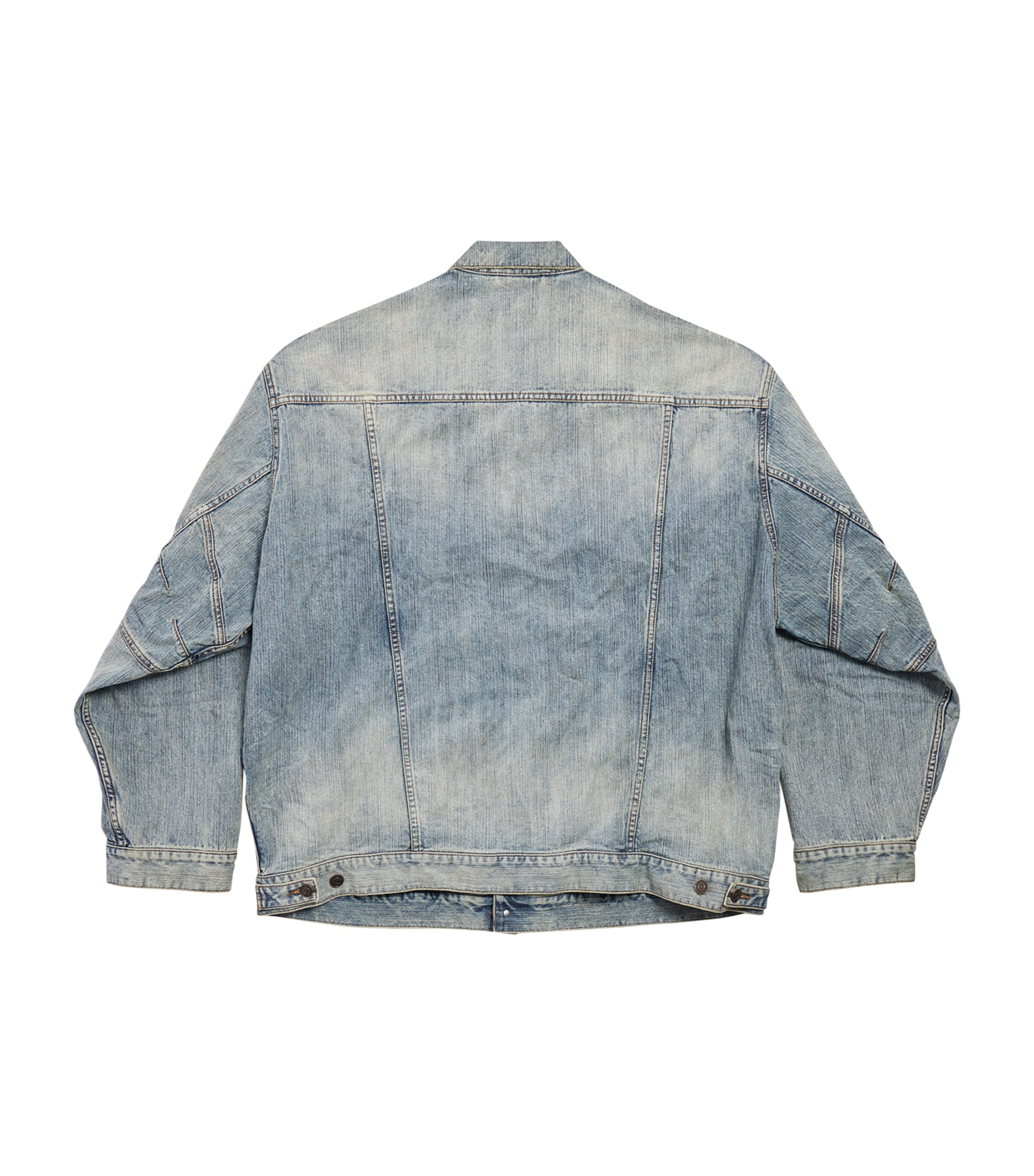 Balenciaga Washed Denim Jacket | Harrods US