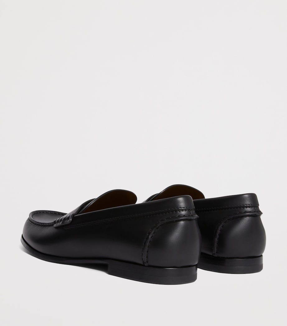 Leather Flex Heddon Loafers 001BLACK Image 6