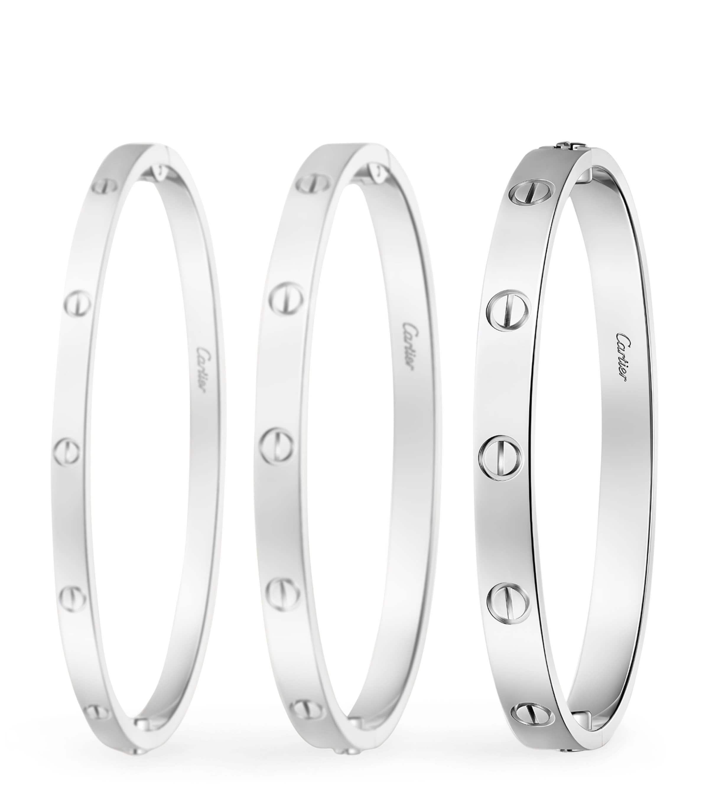 LOVE Classic White Gold Bracelet WHITE GOLD Image 4