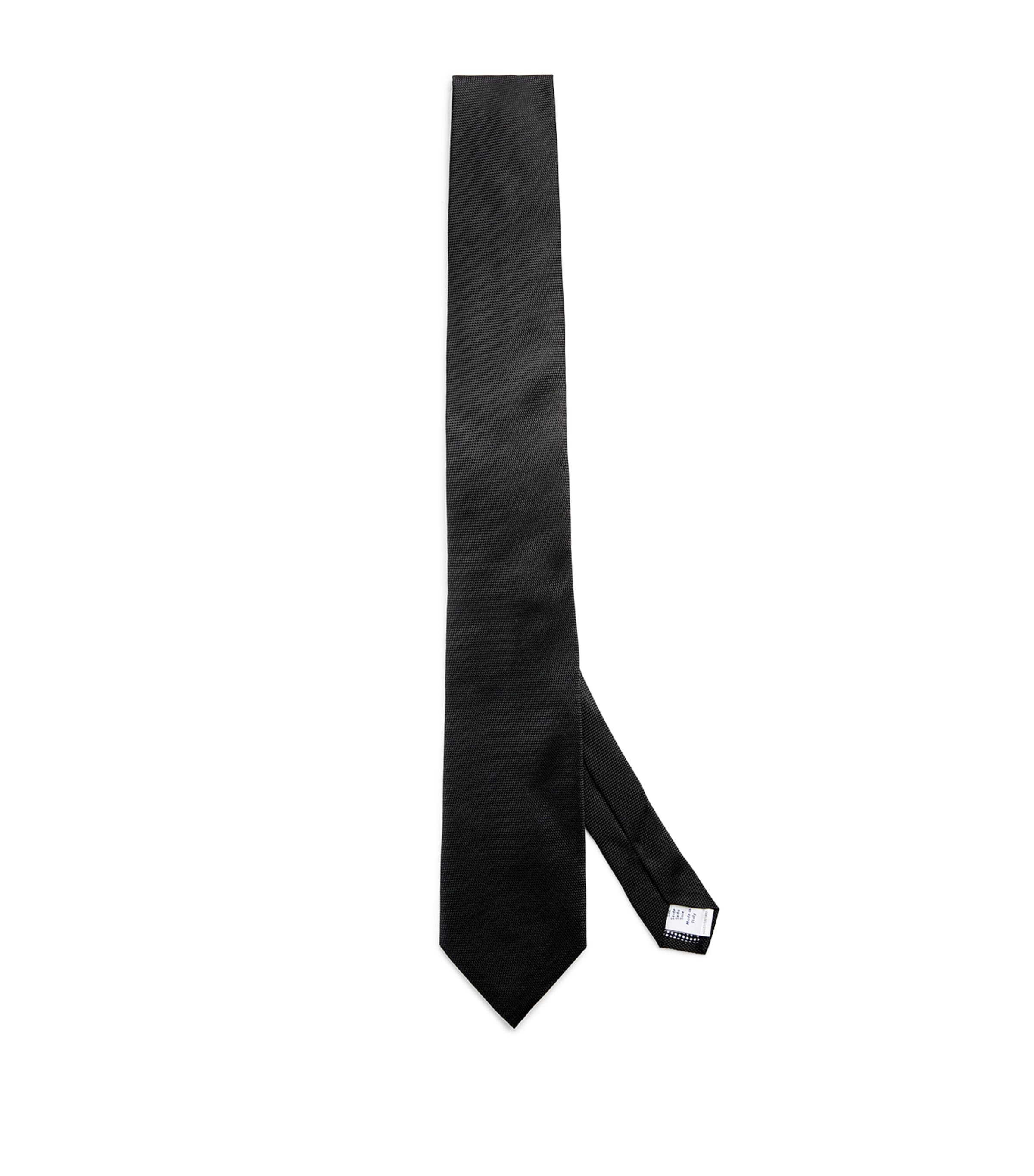 Eton Silk Tie In Black