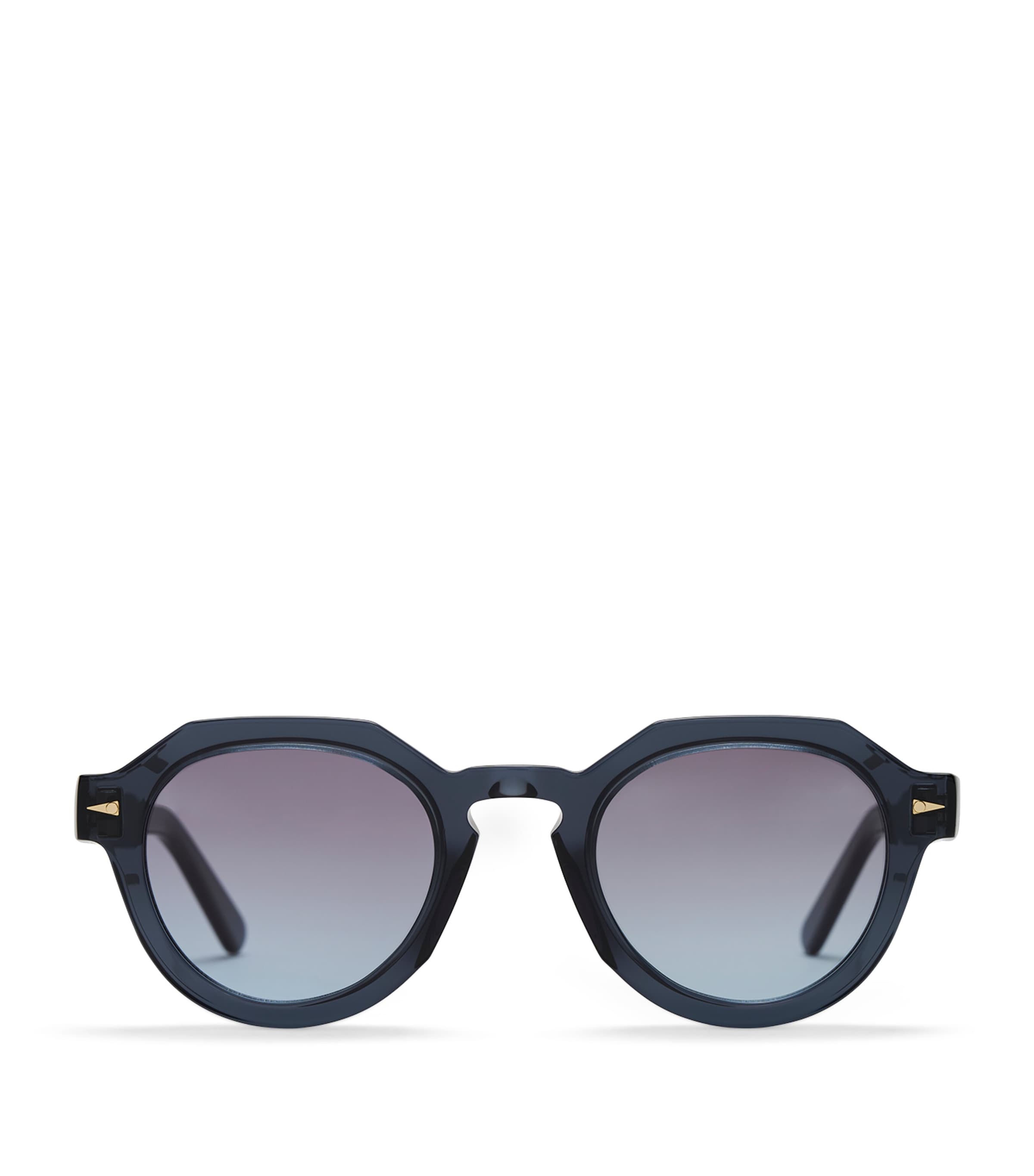 Ahlem Grenelle Round Sunglasses Stormlgt/ Blu Grad Image 1
