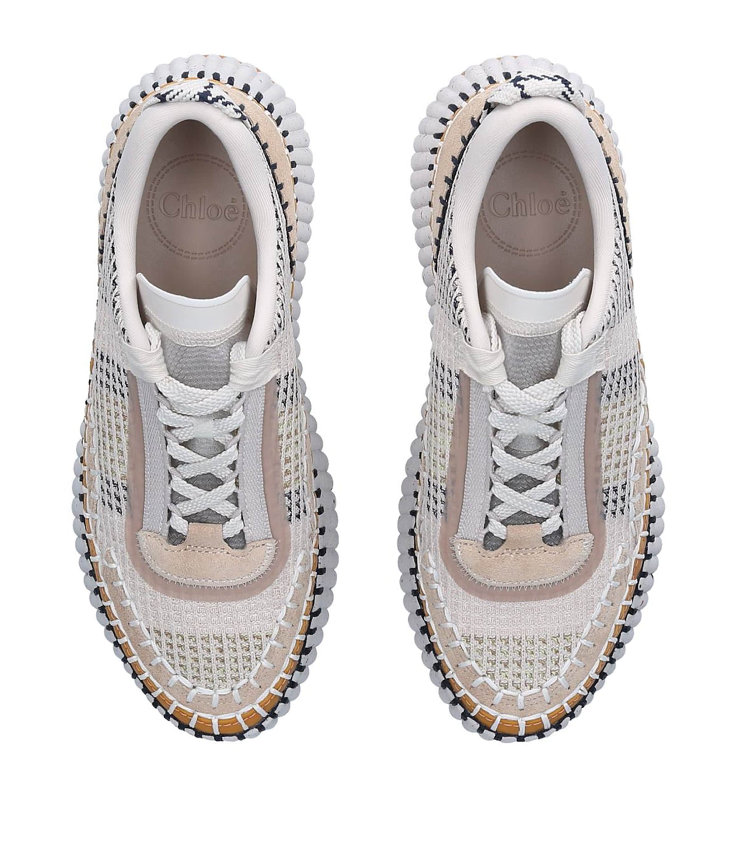 スニーカー Chloe Natural Nama Trainer In Recycled Nylon Chloé Natural Nama trainer in recycled nylon | TheDoubleF