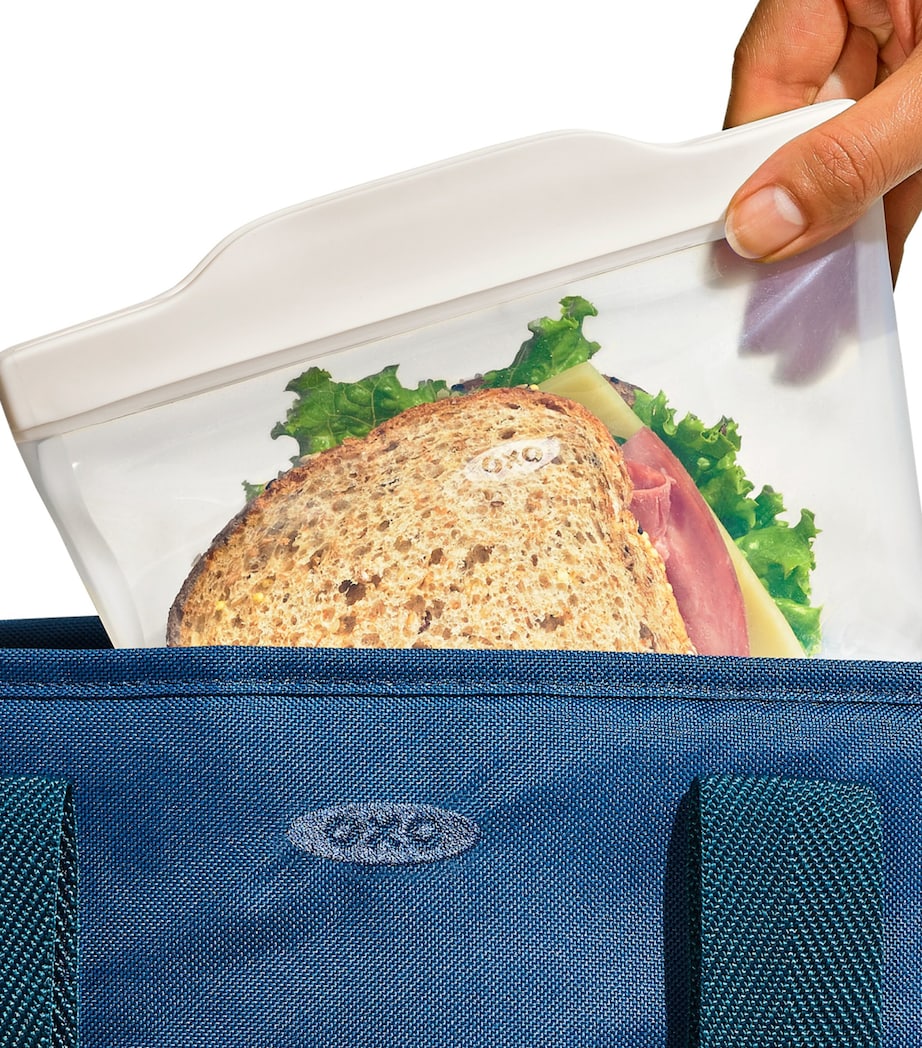 Silicone Reusable Bag (1.8L) CLEAR/WHTE Image 7