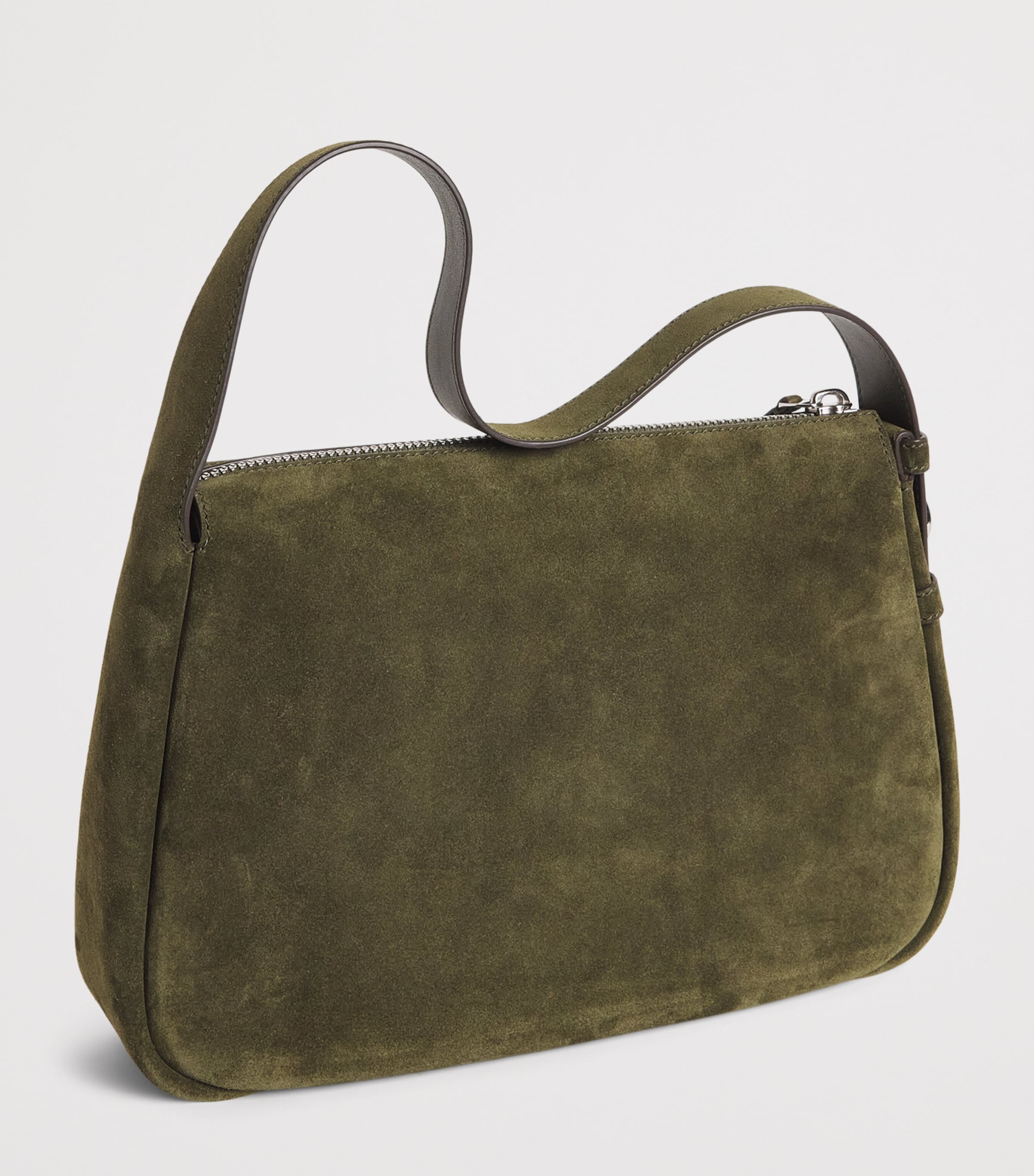 Tory Burch Suede Romy Shoulder Bag Leccio Image 3