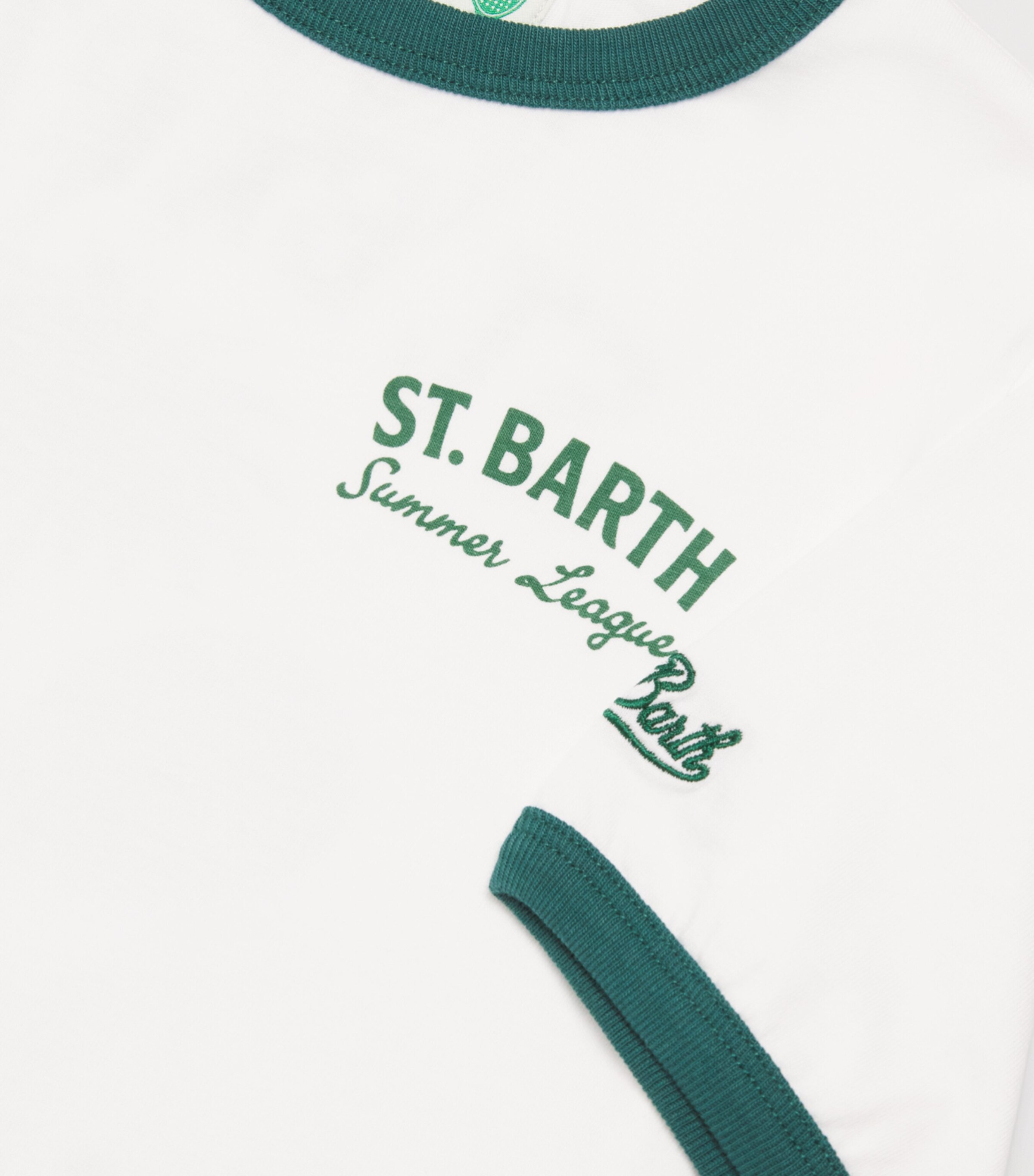 Mc2 Saint Barth Kids Organic Cotton Dean Jr T-Shirt (2-14 Years) Tennis League Image 3