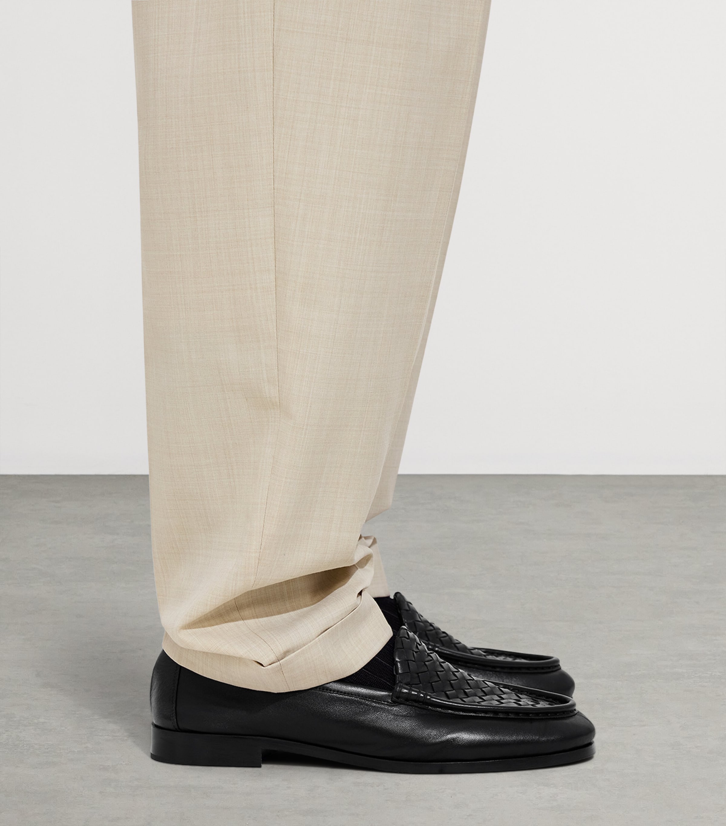 Bottega Veneta Leather Silenzio Loafers Image 2