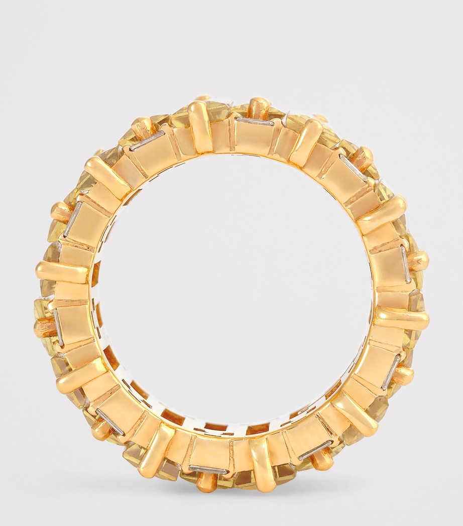 Yellow Gold, Diamond and Sapphire One Of A Kind Ring (Size 7) 18K YG/YS Image 3