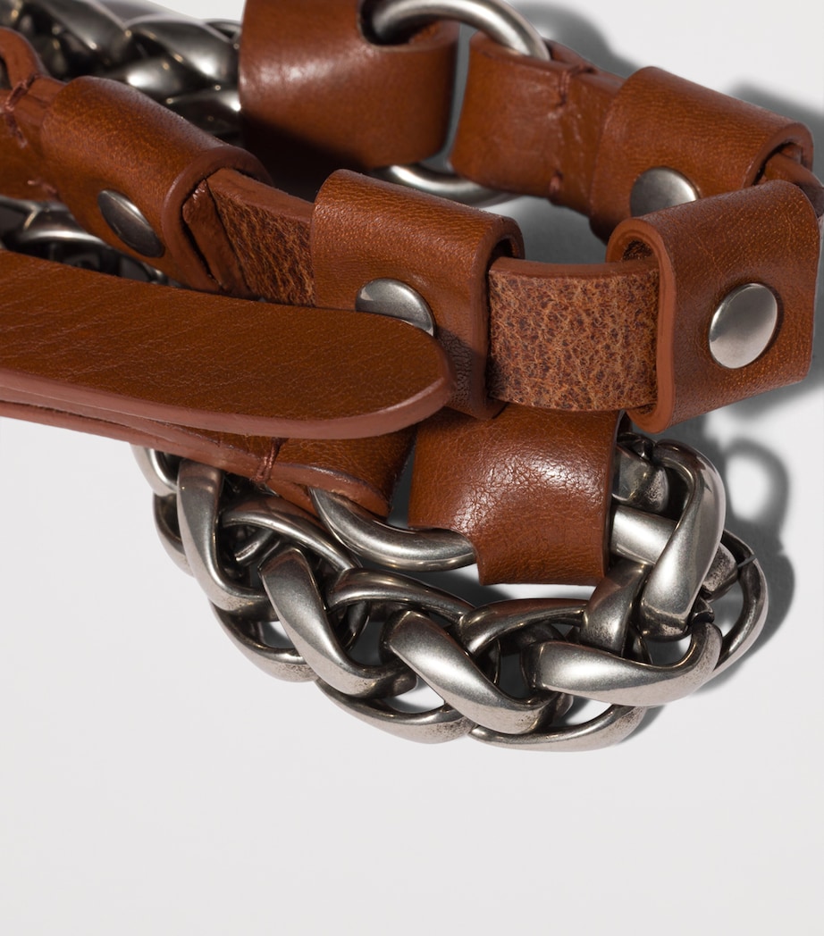 Miu Miu Leather Trick Keyring Image 2