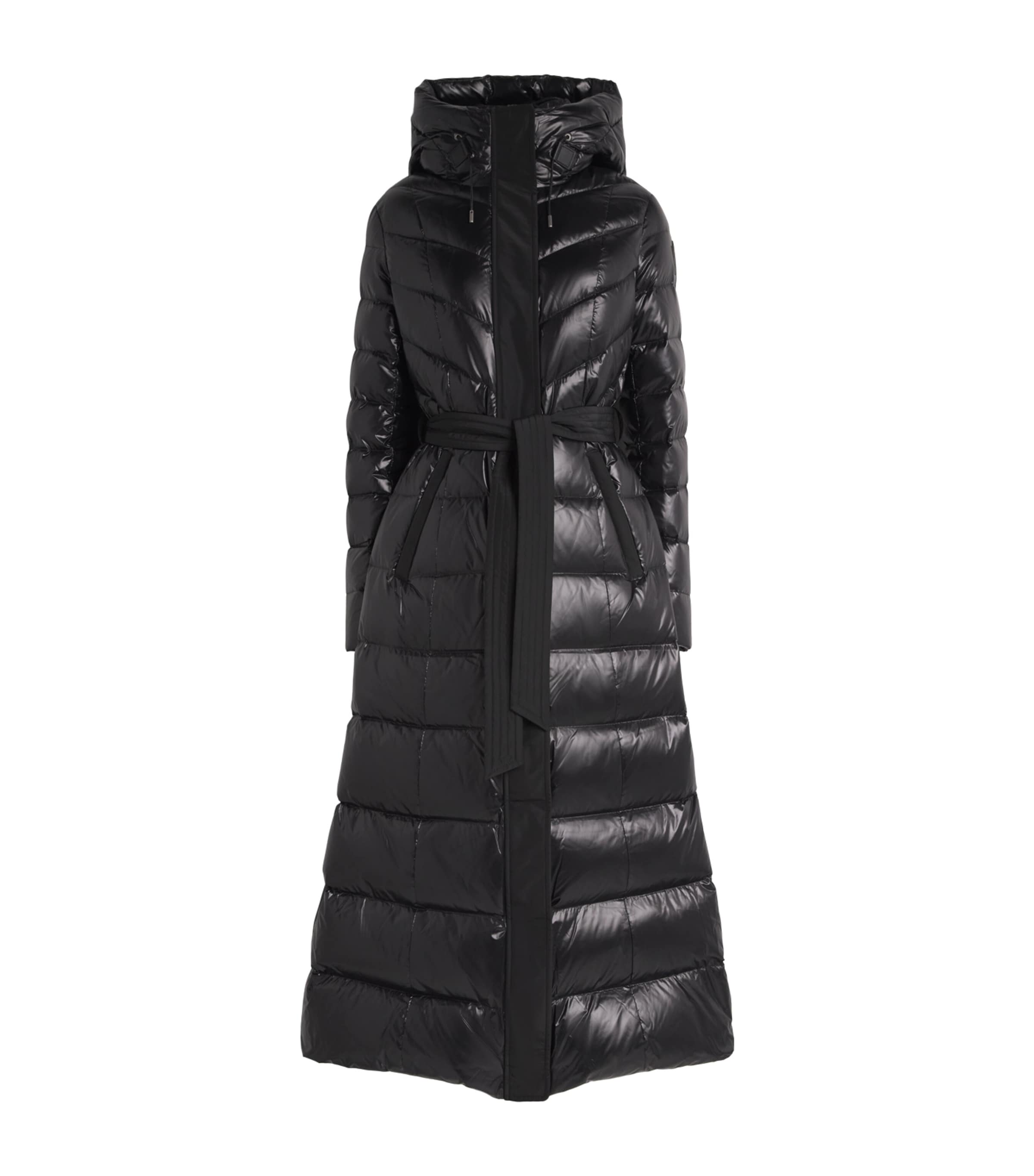 Quilted Calina-R Coat C0001 BLACK Image 1