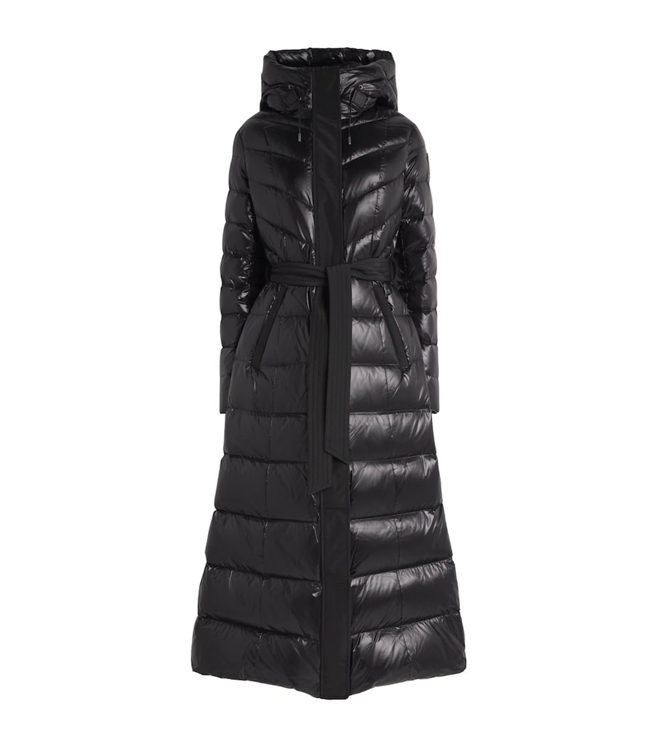 Quilted Calina-R Coat C0001 BLACK Image 1
