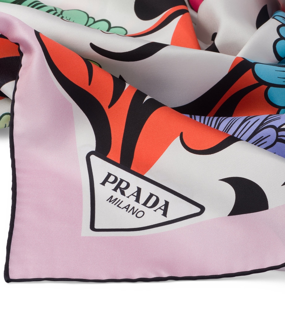 Silk Daisies Scarf F0009 Image 2