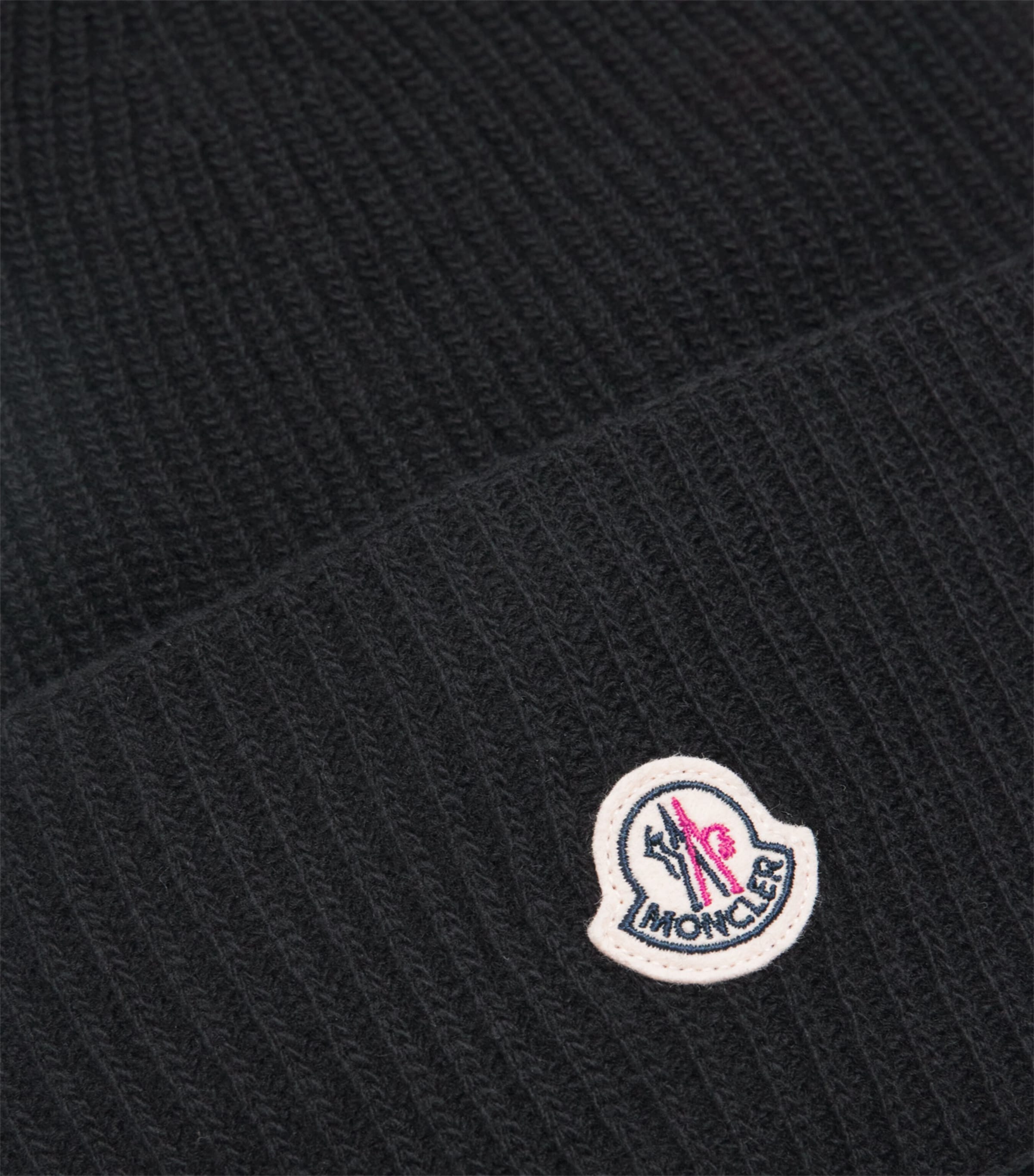 Virgin Wool Ribbed Beanie 999 Image 3