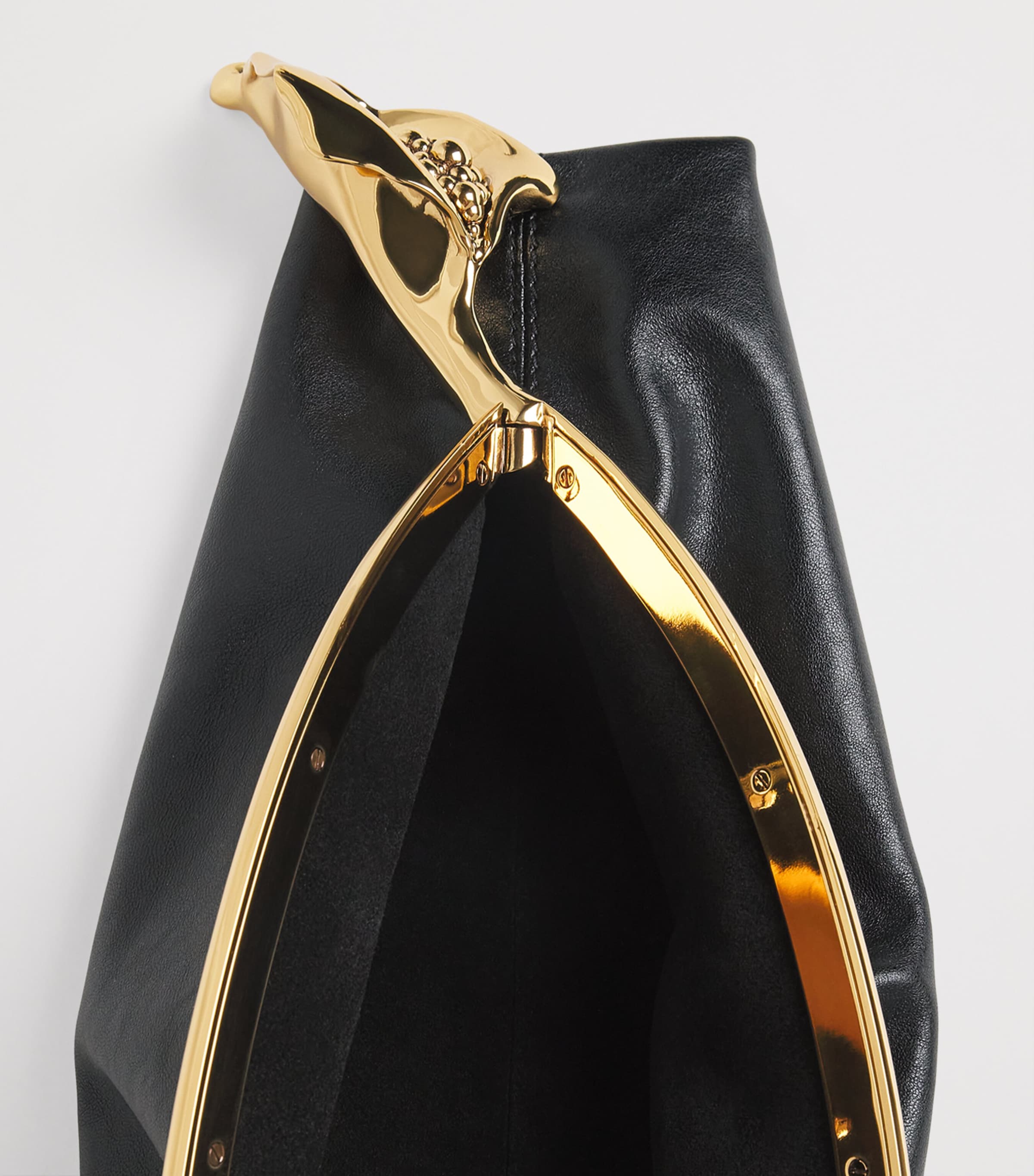 Chloé Small Suede Eden Treasures Clutch Bag Black Image 3