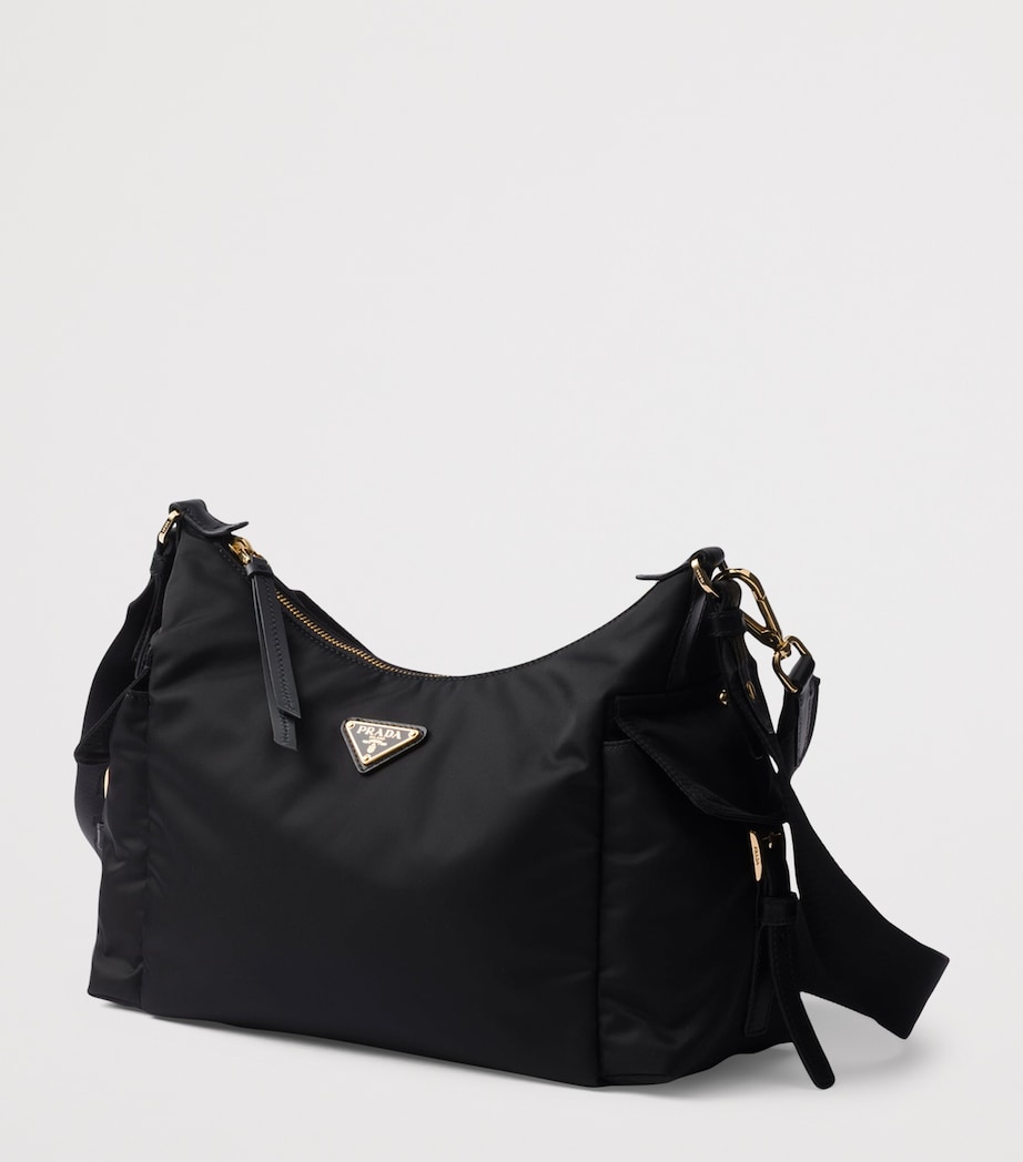 Re-Nylon and Leather Explore Shoulder Bag F0002 Image 3