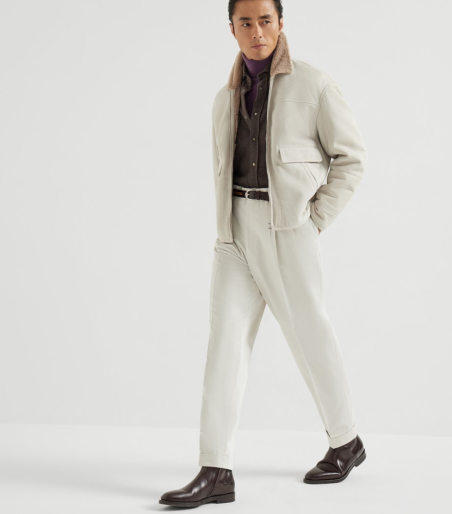 Virgin Wool Overshirt C2559 Image 3