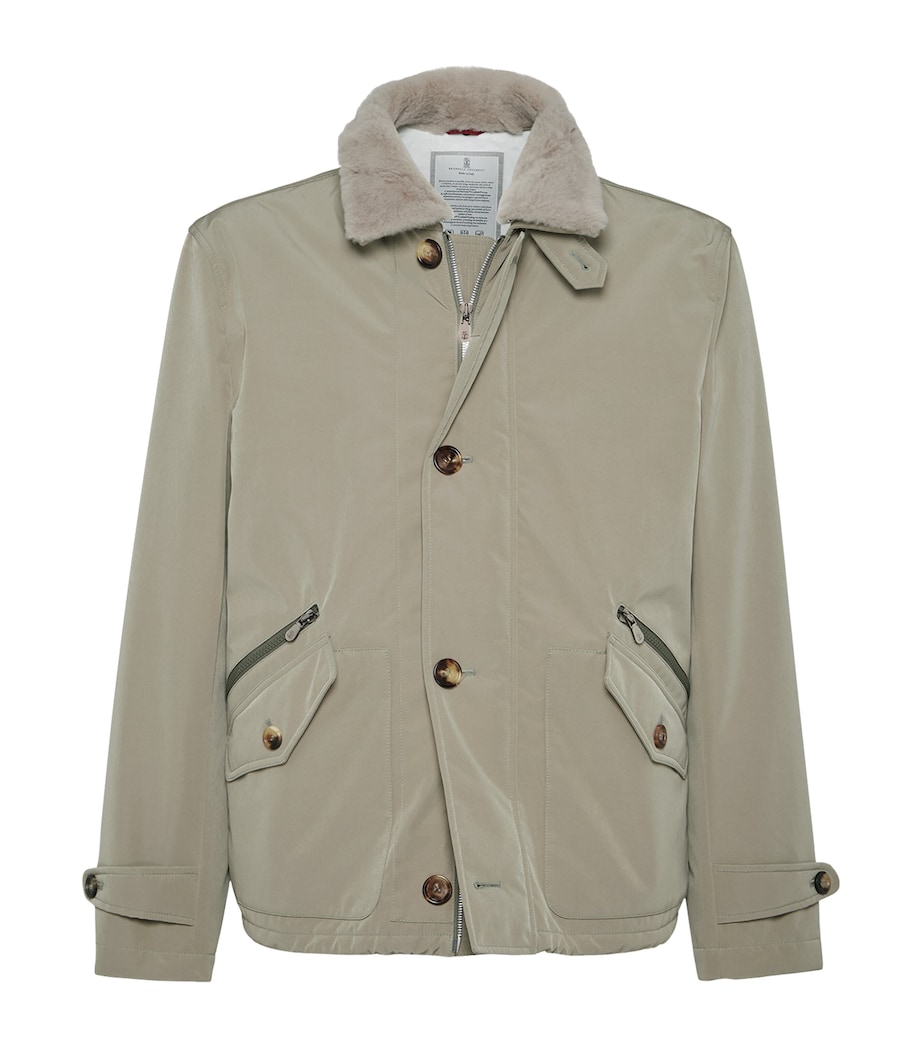 Water-Resistant Detachable Collar Jacket CLA81 Image 1