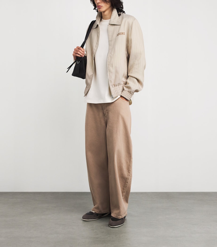 Pinstriped Jacket ALABASTER Image 2