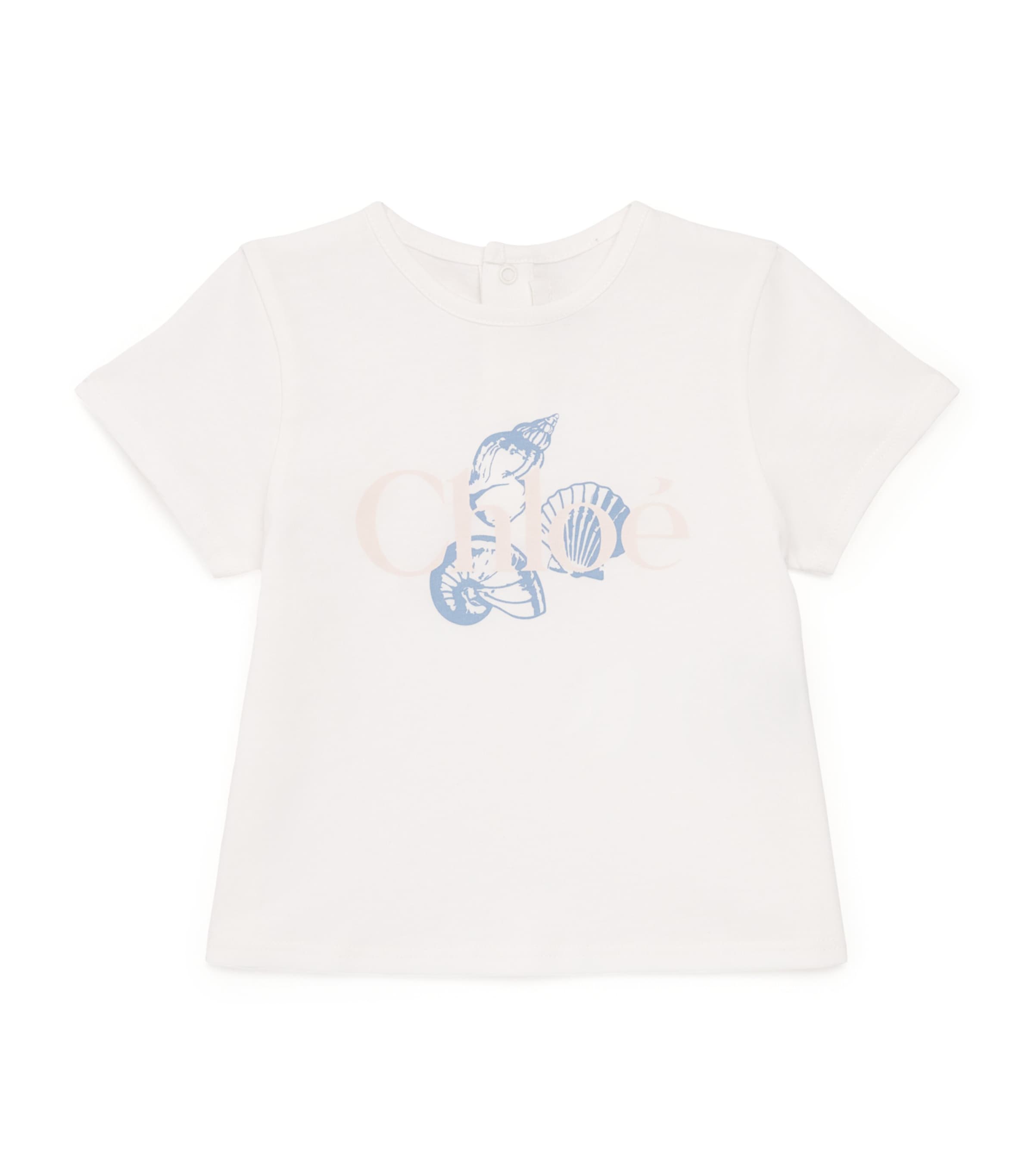 Cotton Shell Logo T-Shirt (6-36 Months) C20912/117OFFWHITE Image 1
