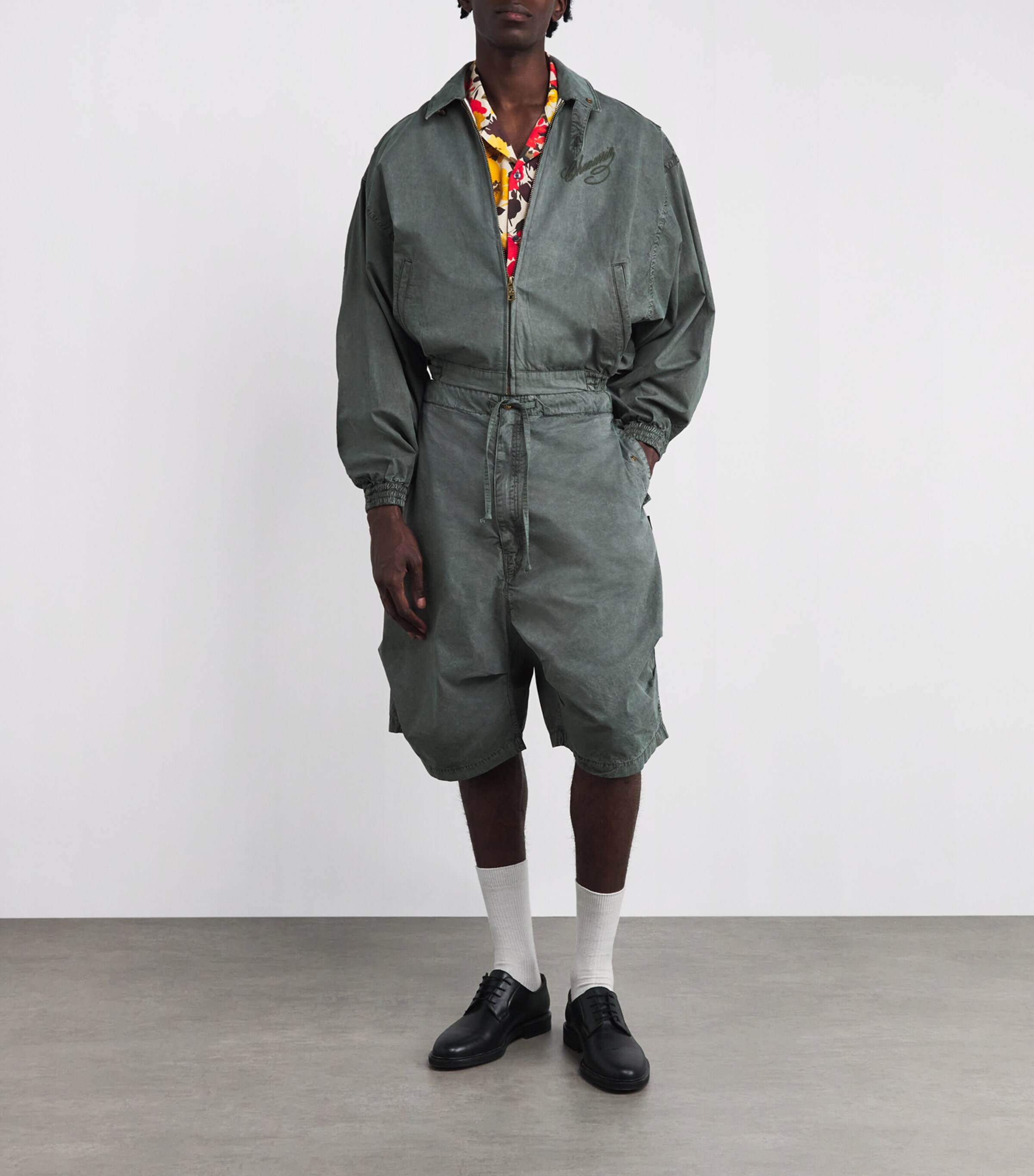 Cotton Wasko Shorts GREEN Image 2