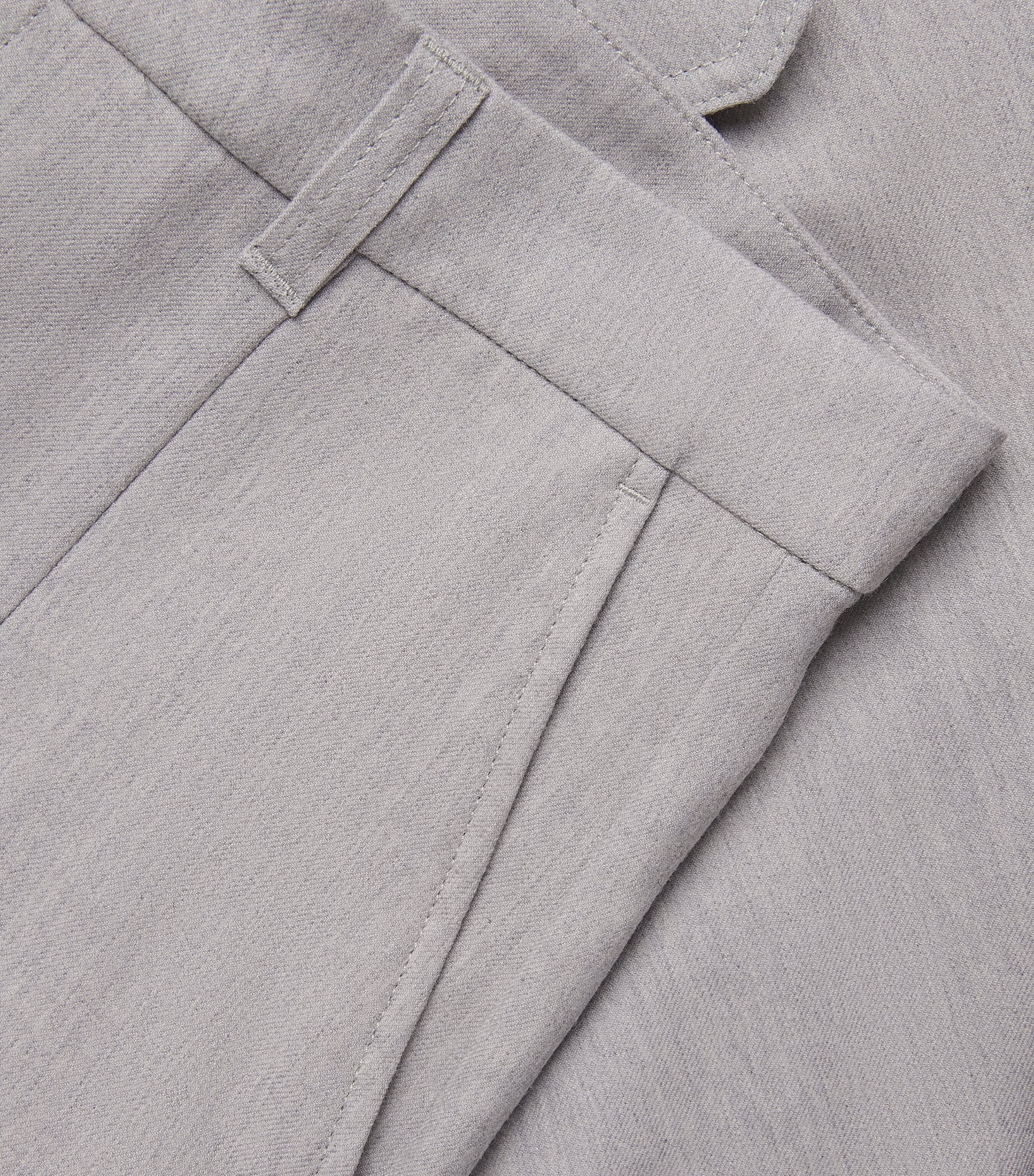 Stretch-Wool Cargo Trousers GRIGIO CHIARO MELANG Image 5