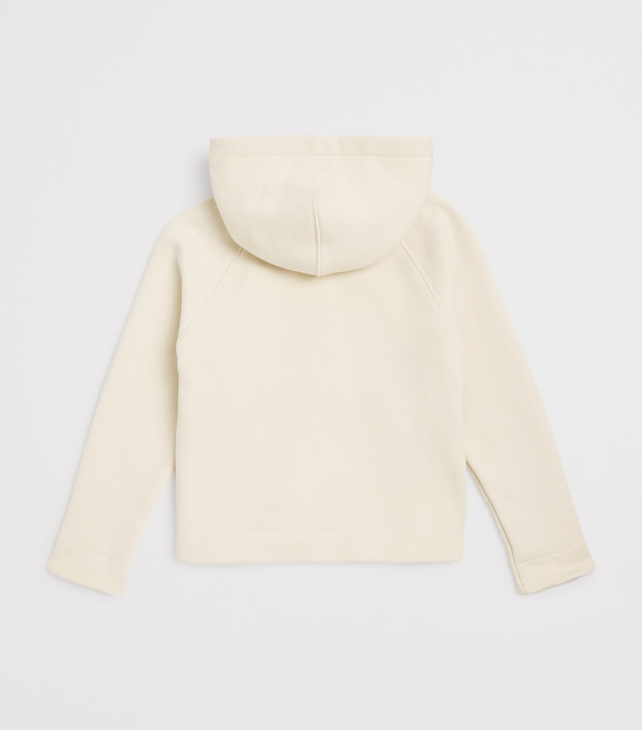 Cotton Ami De Coeur Hoodie (4-12 Years) 185-IVOIRE Image 2