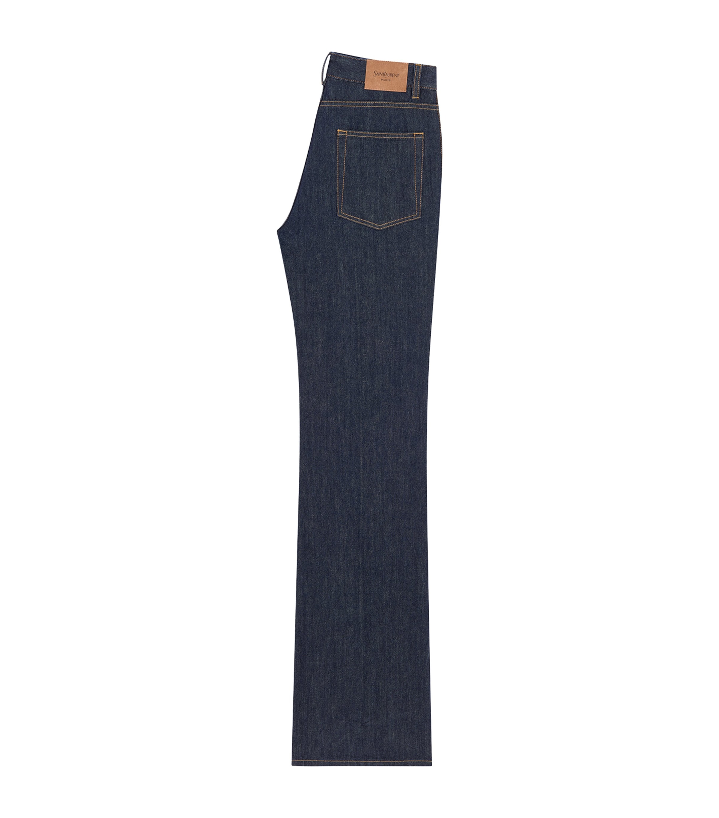 Saint Laurent Womens High-Rise Flared Jeans Image 2