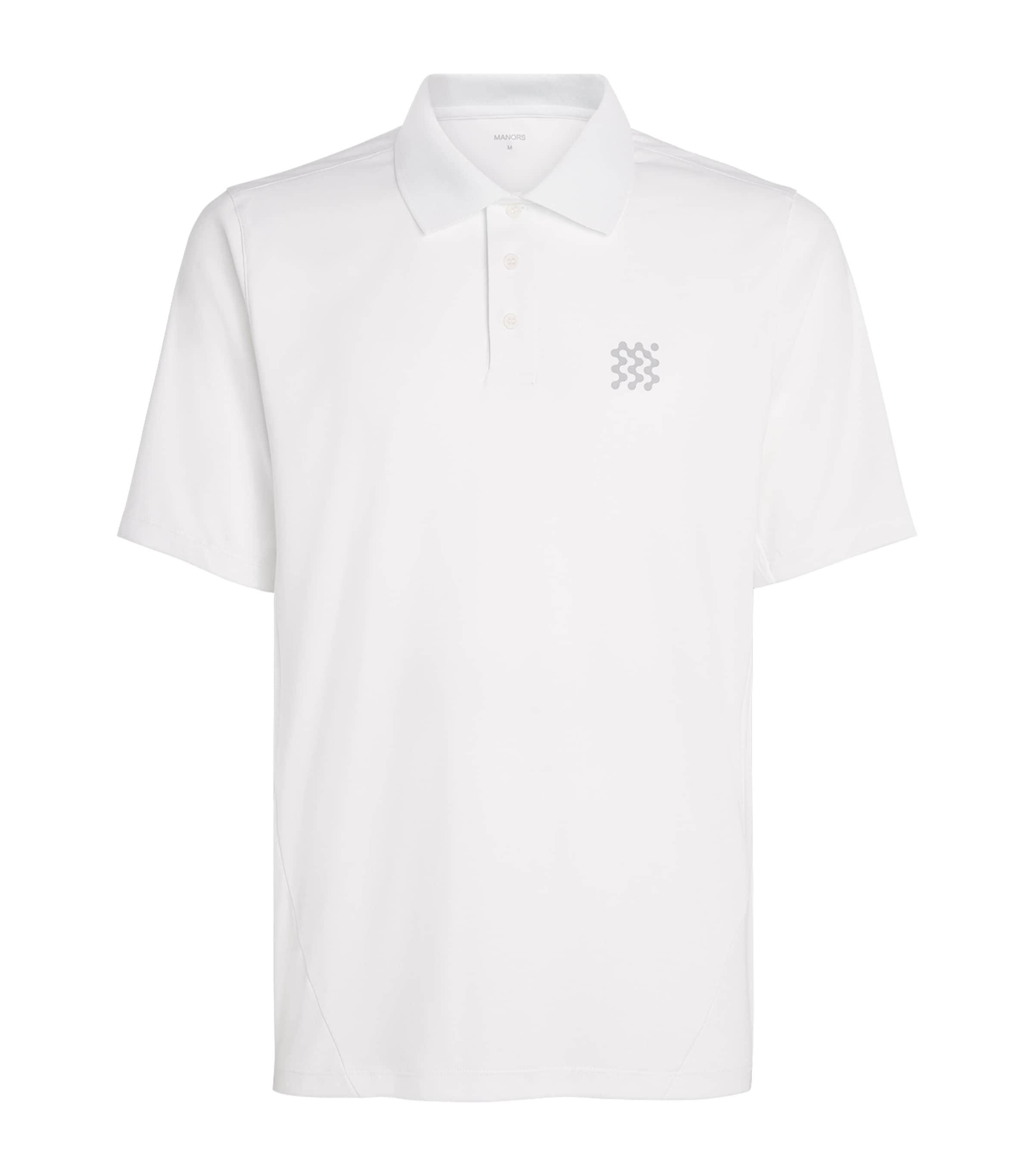 Manors Mens Course Polo Shirt White Image 1