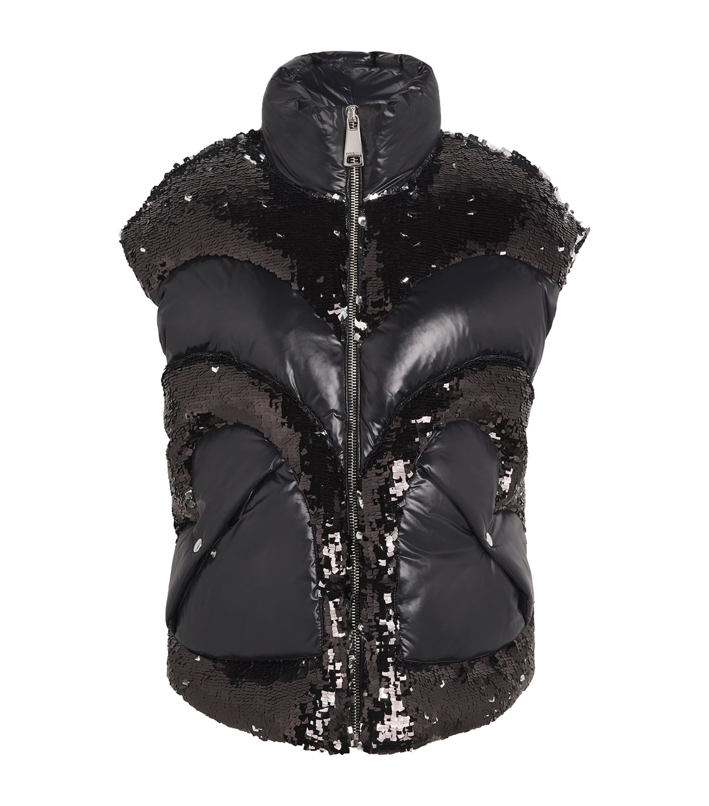 KHRISJOY DOWN EMBELLISHED CORAZON GILET 