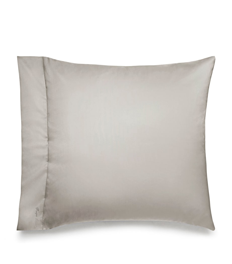 Langdon Square Pillowcase Pair (65cm x 65cm) SILVER Image 2
