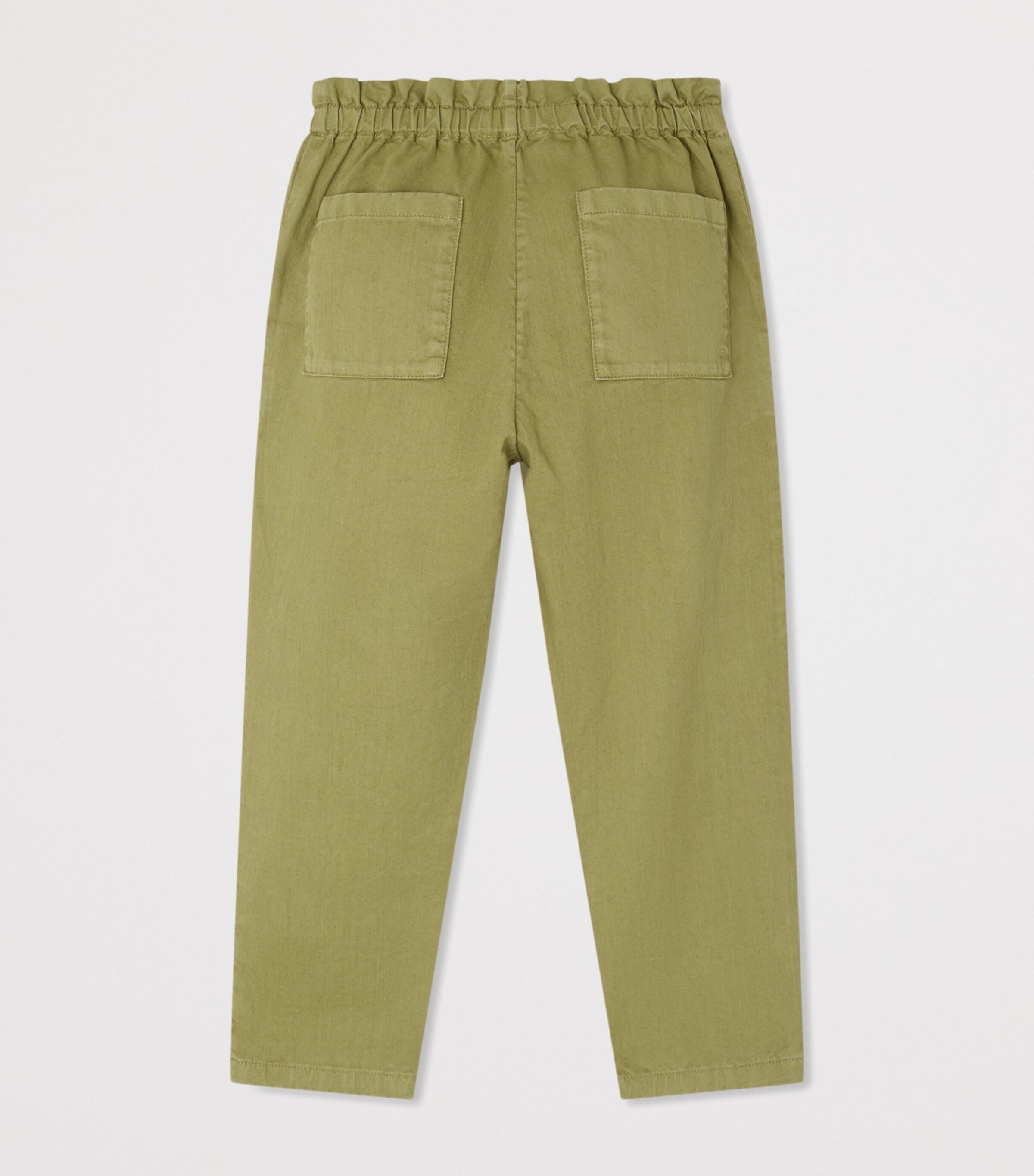 Bonpoint Cotton July Straight Trousers (10-14 Years) Olive Image 2