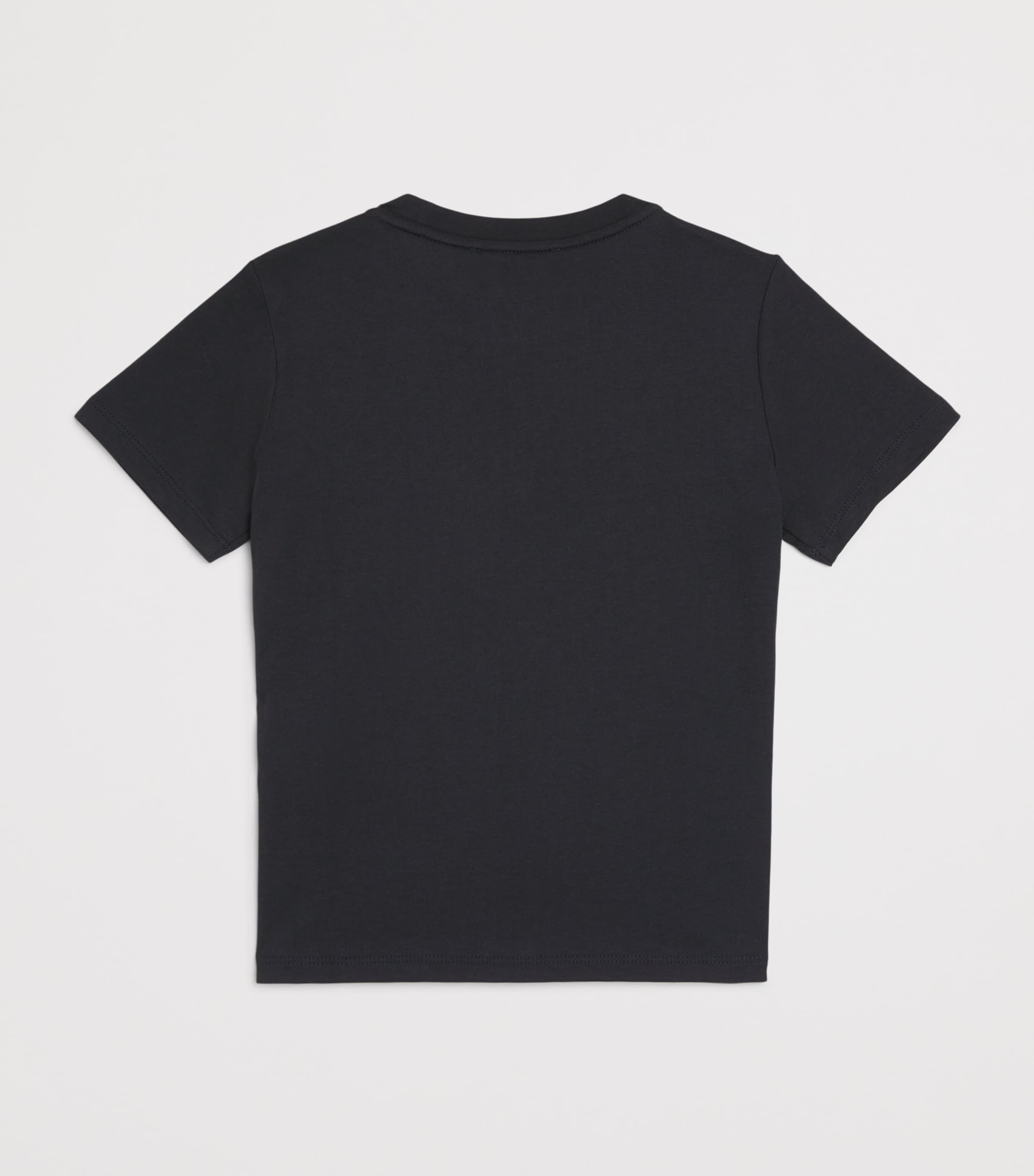 Emporio Armani Kids Cotton Logo T-Shirt (4-16 Years) Navy /off W Image 2