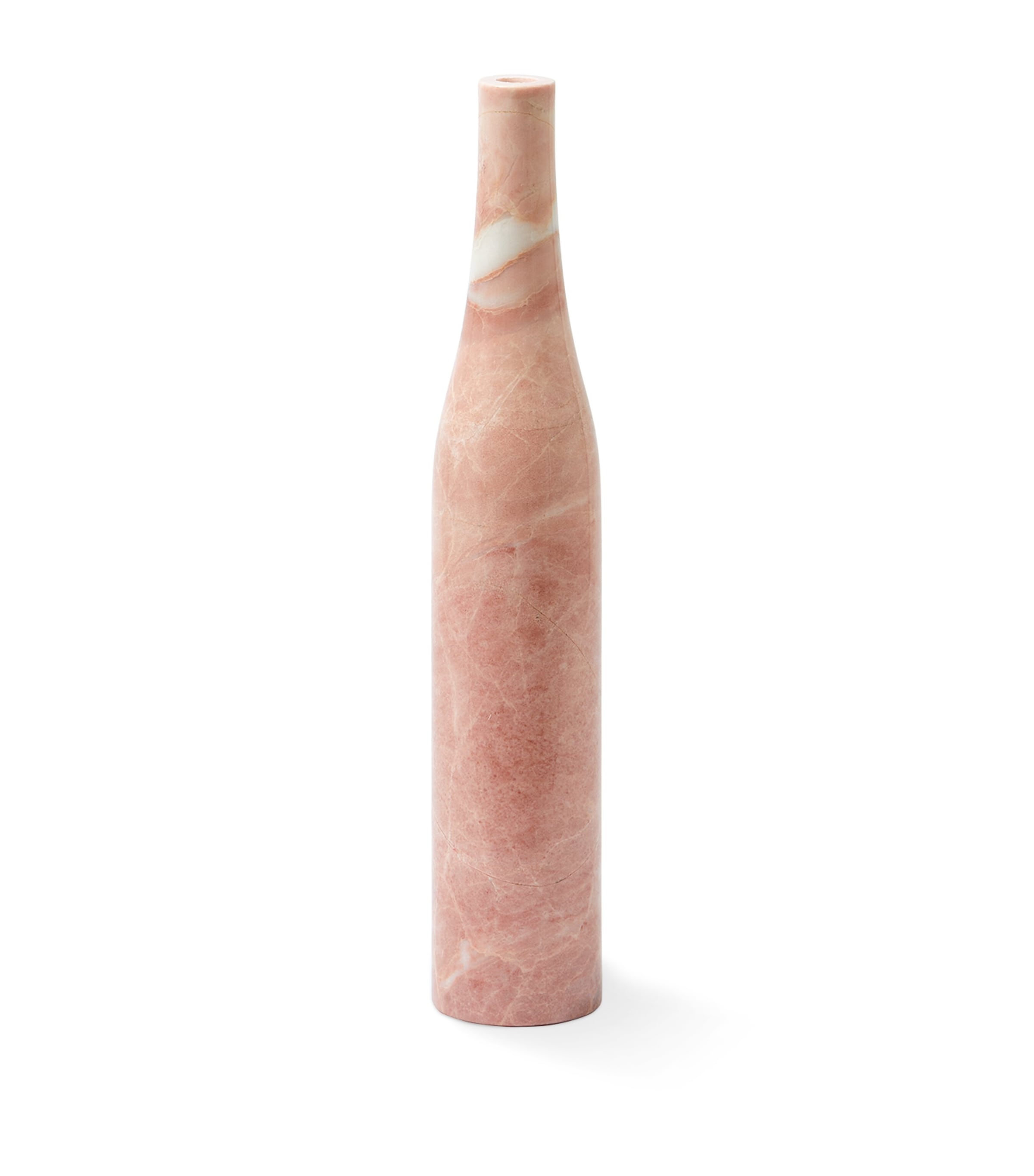 Marble Heritage Bottle Candle Holder (47cm) PINK Image 1