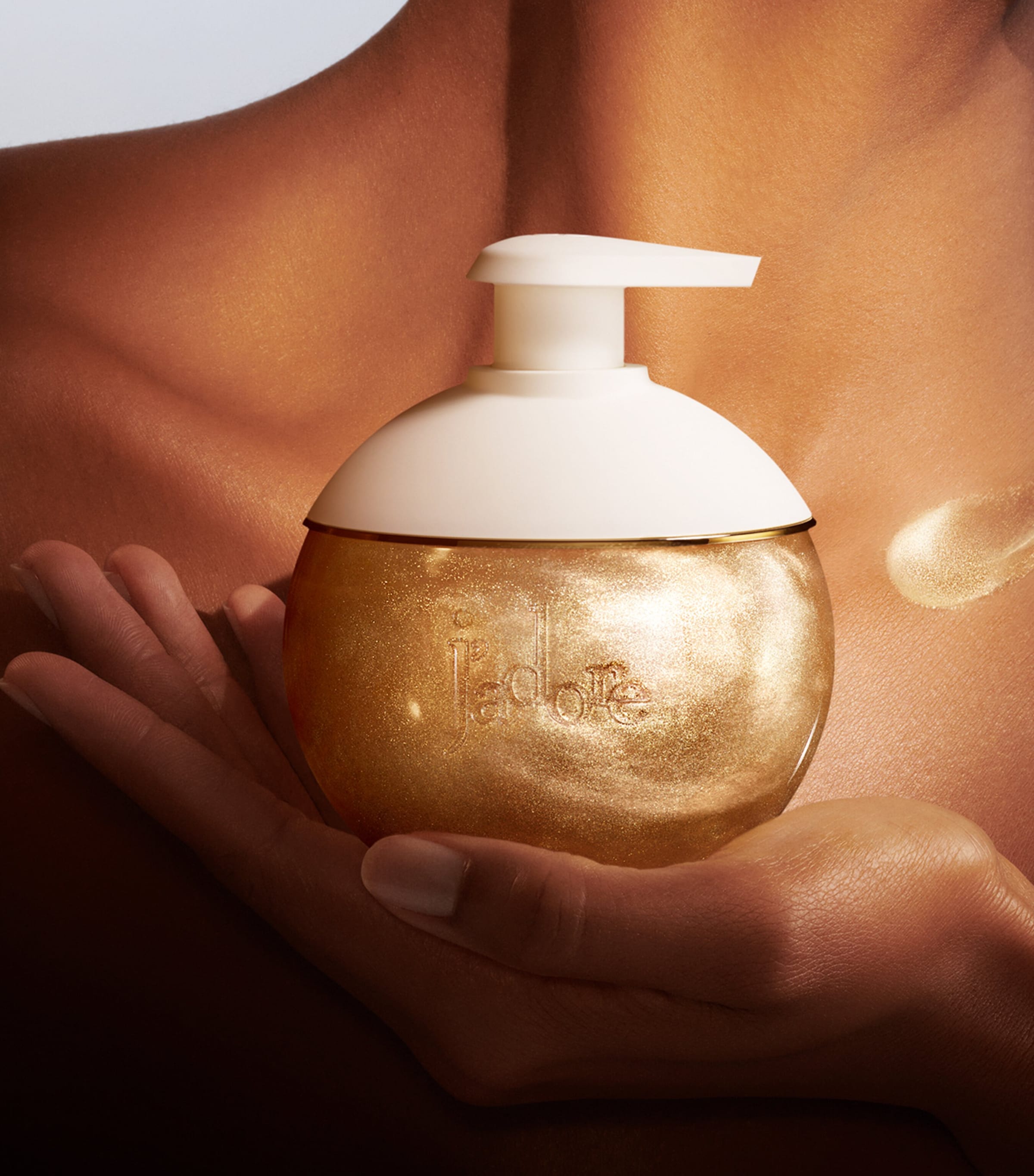 J’adore Les Adorables Shimmering Oil (200ml) NO COLOUR Image 3