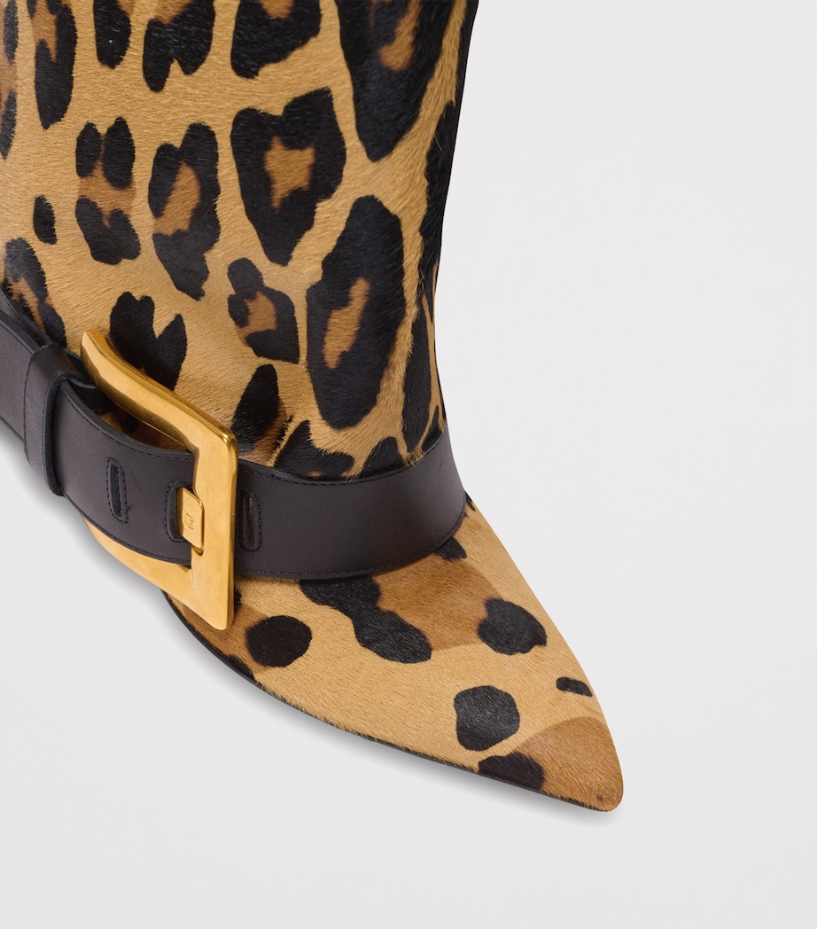 Leather Leopard Anthem Boots 95 WKS MULTI/ NOIR Image 2